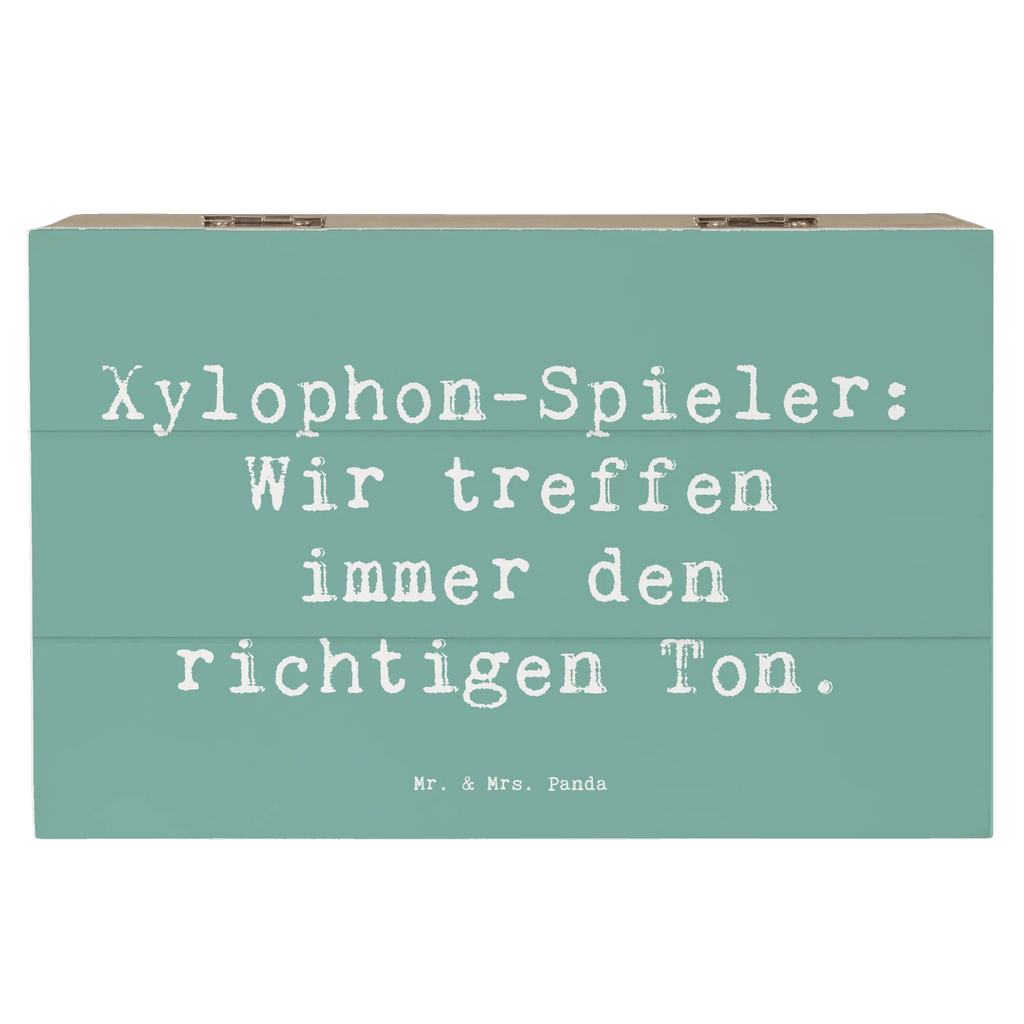 Holzkiste Spruch Xylophon Melodie Erinnerungsbox, Erinnerungskiste, Aufbewahrungsbox, Schatzkiste, Schatulle, XXL, Geschenkdose, Holzkiste, Geschenkbox, Kiste, Truhe, Dekokiste, Instrumente, Geschenke Musiker, Musikliebhaber