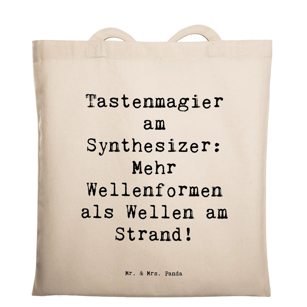 Tote bag Saying Tastenmagier am Synthesizer: Mehr Wellenformen als Wellen am Strand! Stoffbeutel, Einkaufstasche, Einkaufstüte, Strandtasche, Schultertasche, Tasche, Jutetasche, Laptoptasche, Umhängetasche, Tragetasche, Beutel, Jutebeutel, Stofftasche, Badetasche, Beuteltasche, Shopper, Instrumente, Geschenke Musiker, Musikliebhaber