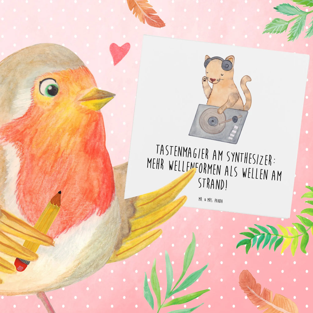 Deluxe Karte Synthesizer Magie Einladungskarte, Grußkarte, Klappkarte, Glückwunschkarte, Karte, Hochwertige Grußkarte, Geburtstagskarte, Hochzeitskarte, Hochwertige Klappkarte, Instrumente, Geschenke Musiker, Musikliebhaber