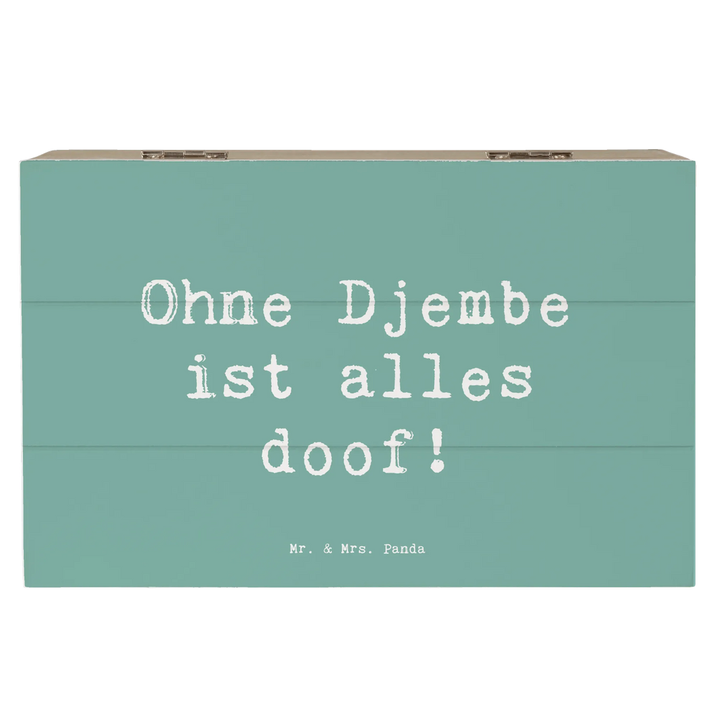 Wooden chest Saying Ohne Djembe ist alles doof! Kiste, XXL, Schatulle, Truhe, Aufbewahrungsbox, Schatzkiste, Geschenkdose, Holzkiste, Geschenkbox, Dekokiste, Erinnerungskiste, Erinnerungsbox, Instrumente, Geschenke Musiker, Musikliebhaber