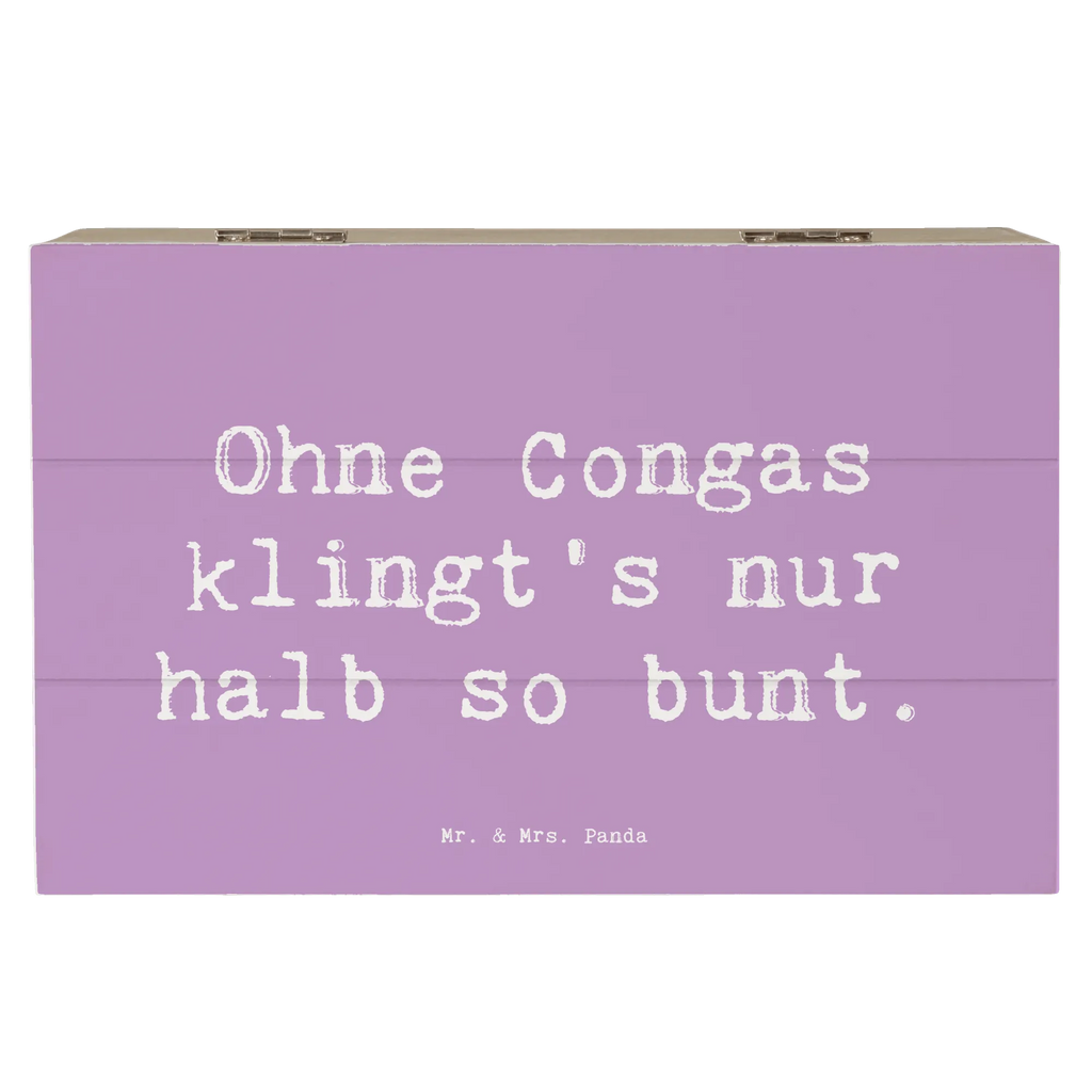 Holzkiste Spruch Bunte Congas XXL, Geschenkdose, Erinnerungsbox, Holzkiste, Dekokiste, Geschenkbox, Schatulle, Schatzkiste, Kiste, Truhe, Erinnerungskiste, Aufbewahrungsbox, Instrumente, Geschenke Musiker, Musikliebhaber