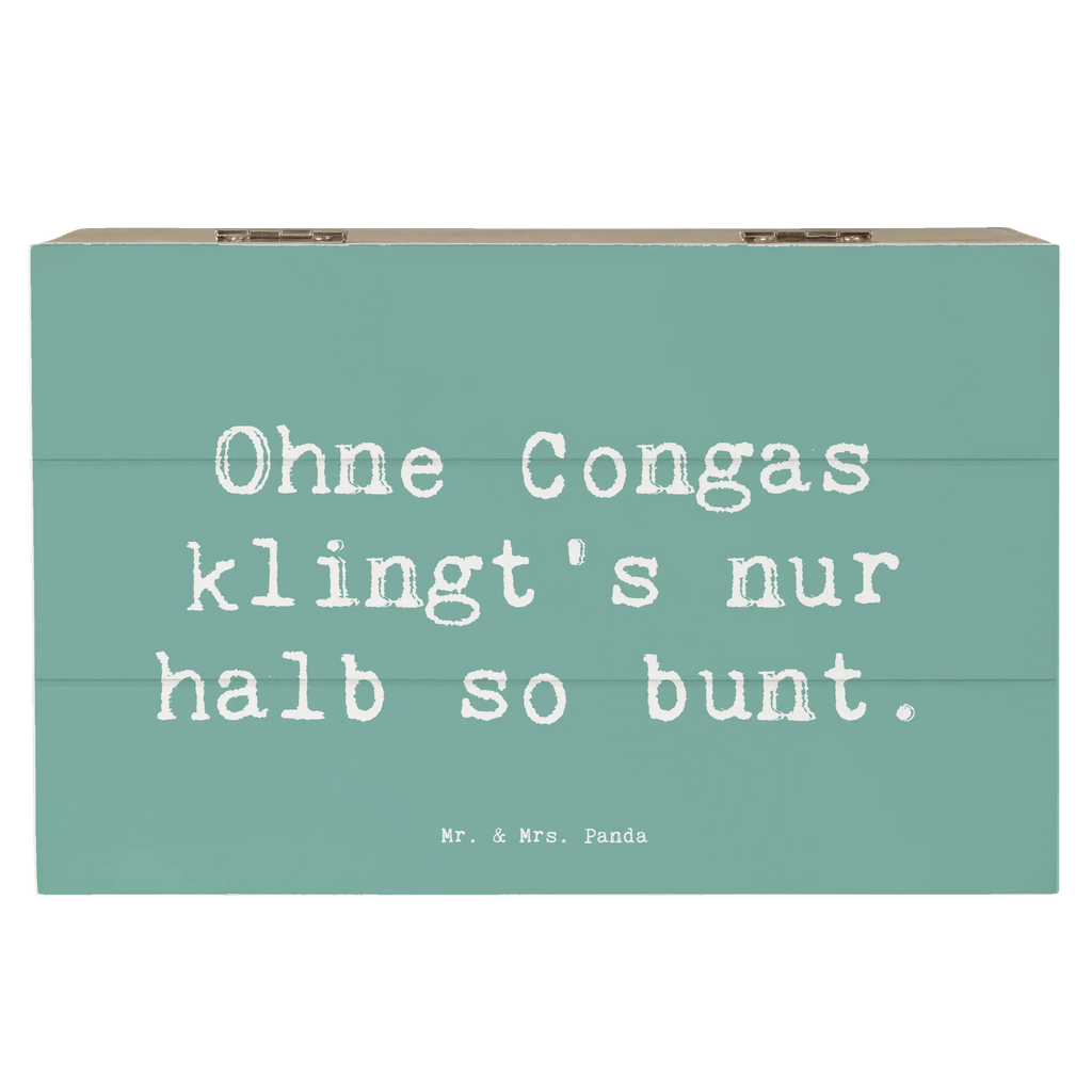 Holzkiste Spruch Bunte Congas XXL, Geschenkdose, Erinnerungsbox, Holzkiste, Dekokiste, Geschenkbox, Schatulle, Schatzkiste, Kiste, Truhe, Erinnerungskiste, Aufbewahrungsbox, Instrumente, Geschenke Musiker, Musikliebhaber