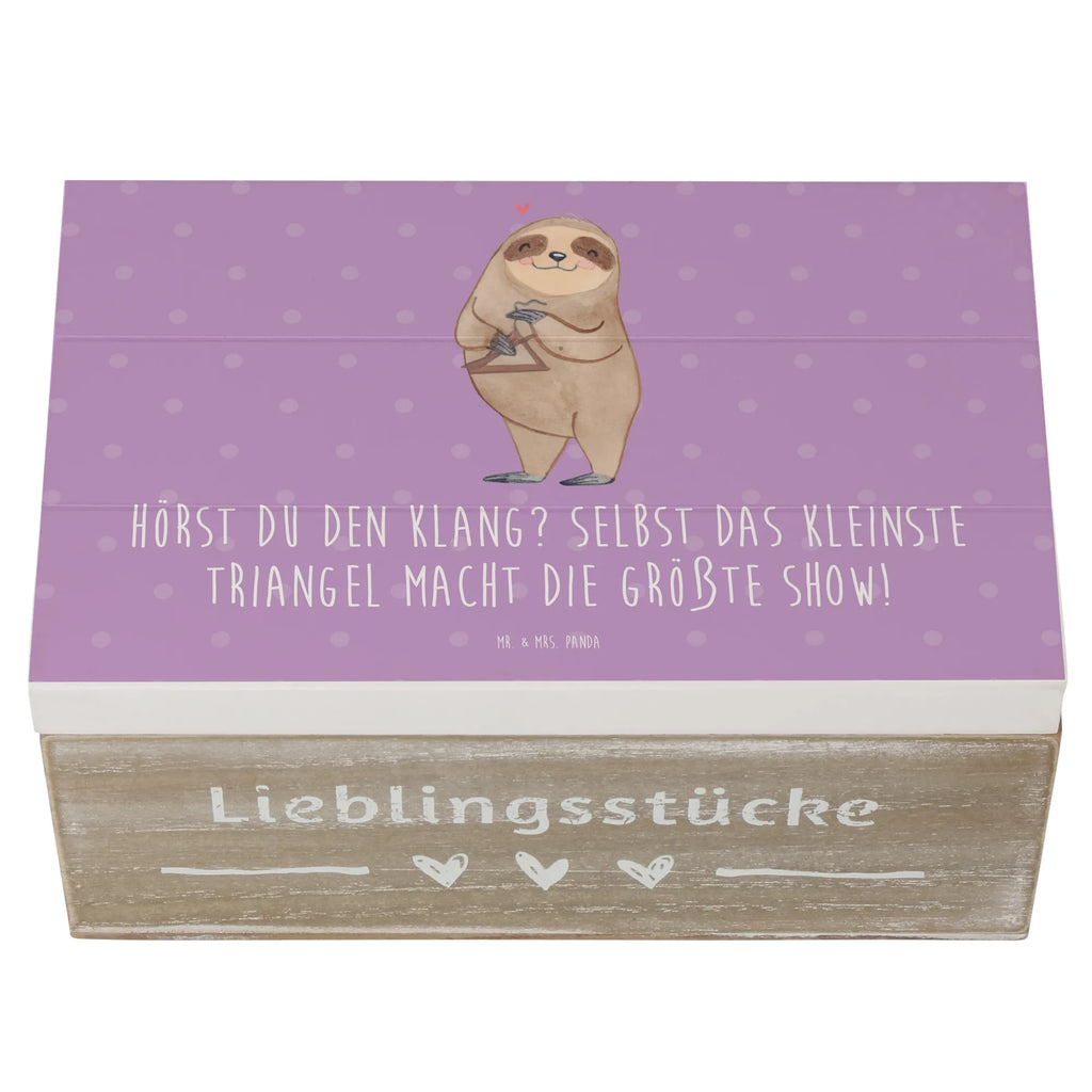 Holzkiste Triangel Klang Holzkiste, Dekokiste, Geschenkbox, Erinnerungskiste, Erinnerungsbox, Schatzkiste, Geschenkdose, Truhe, Aufbewahrungsbox, Kiste, XXL, Schatulle, Instrumente, Geschenke Musiker, Musikliebhaber