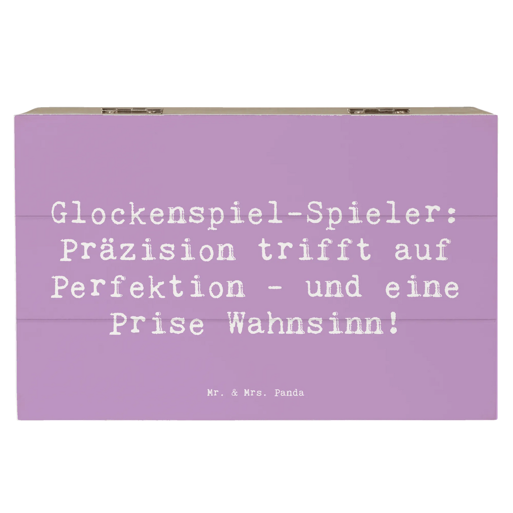 Holzkiste Spruch Glockenspiel Kultur Aufbewahrungsbox, Dekokiste, Erinnerungskiste, XXL, Schatulle, Holzkiste, Schatzkiste, Geschenkbox, Erinnerungsbox, Truhe, Kiste, Geschenkdose, Instrumente, Geschenke Musiker, Musikliebhaber