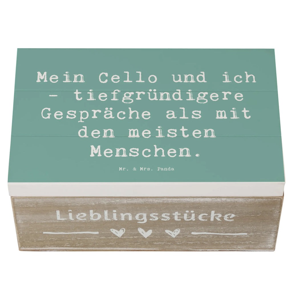 Holzkiste Spruch Violoncello Gespräche Dekokiste, Schatzkiste, Truhe, Aufbewahrungsbox, Geschenkdose, Schatulle, Geschenkbox, XXL, Kiste, Holzkiste, Erinnerungskiste, Erinnerungsbox, Instrumente, Geschenke Musiker, Musikliebhaber