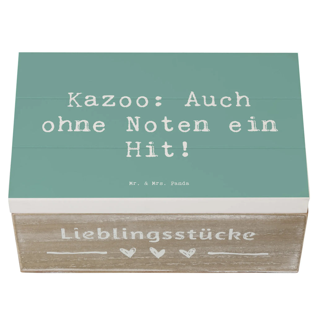 Holzkiste Spruch Kazoo Hit Geschenkdose, Truhe, Kiste, XXL, Holzkiste, Aufbewahrungsbox, Erinnerungskiste, Erinnerungsbox, Geschenkbox, Schatzkiste, Schatulle, Dekokiste, Instrumente, Geschenke Musiker, Musikliebhaber