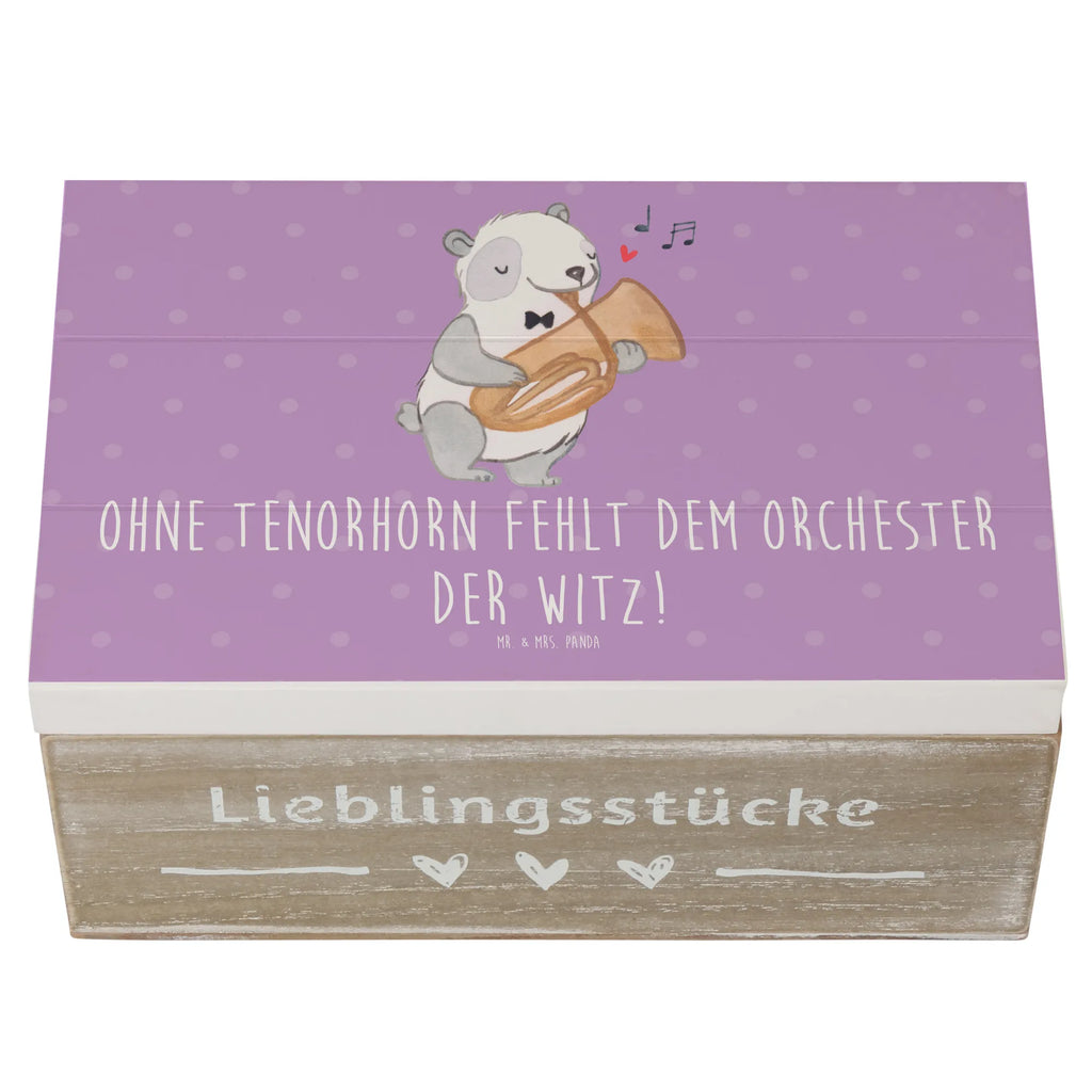 Holzkiste Tenorhorn Witz Erinnerungsbox, Kiste, Holzkiste, Schatzkiste, XXL, Erinnerungskiste, Schatulle, Geschenkbox, Truhe, Dekokiste, Aufbewahrungsbox, Geschenkdose, Instrumente, Geschenke Musiker, Musikliebhaber