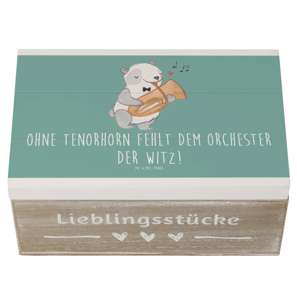 Holzkiste Tenorhorn Witz Erinnerungsbox, Kiste, Holzkiste, Schatzkiste, XXL, Erinnerungskiste, Schatulle, Geschenkbox, Truhe, Dekokiste, Aufbewahrungsbox, Geschenkdose, Instrumente, Geschenke Musiker, Musikliebhaber