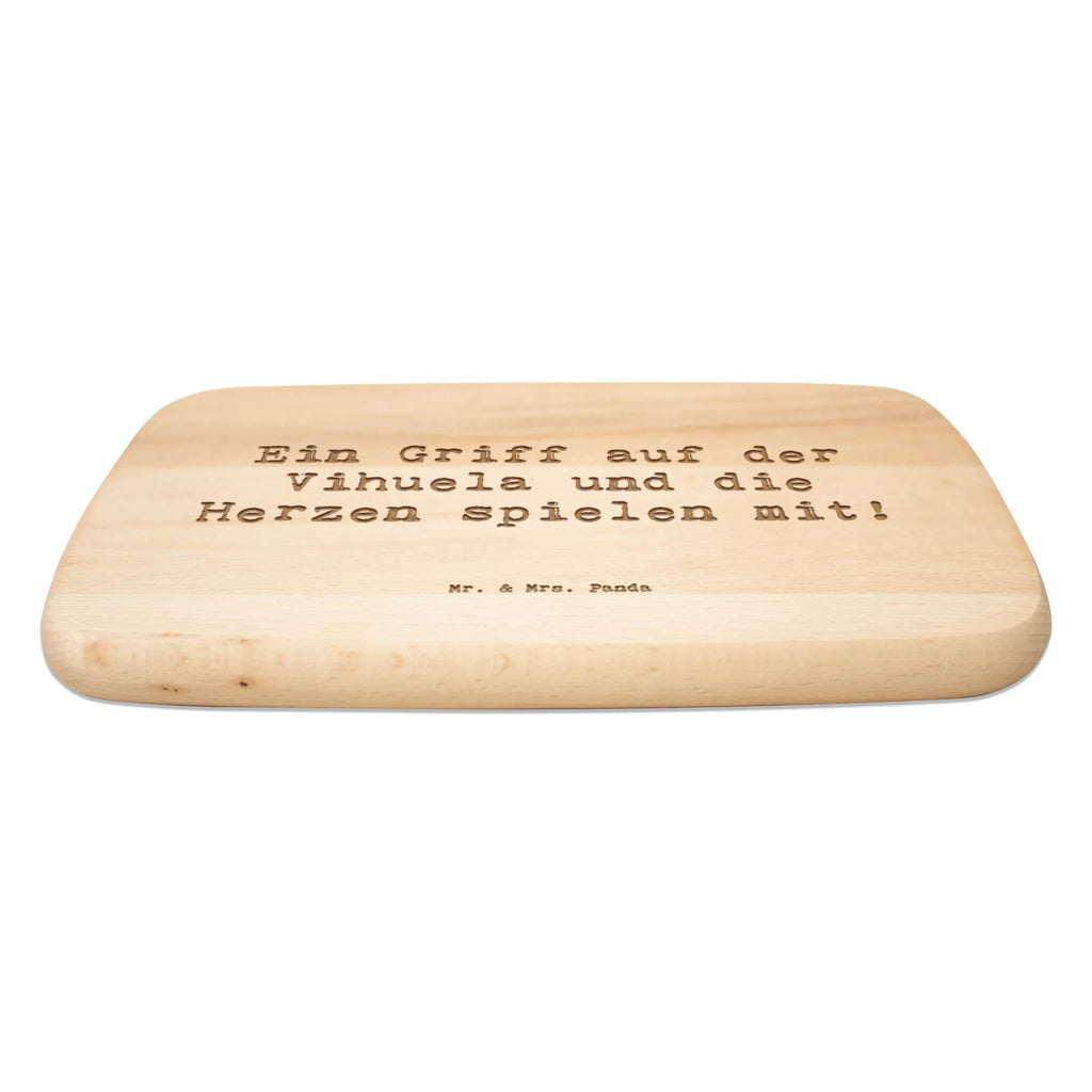 Serving board Saying Ein Griff auf der Vihuela und die Herzen spielen mit! breakfast board, cutting board, Board, Instruments, gifts for musicians, music enthusiasts