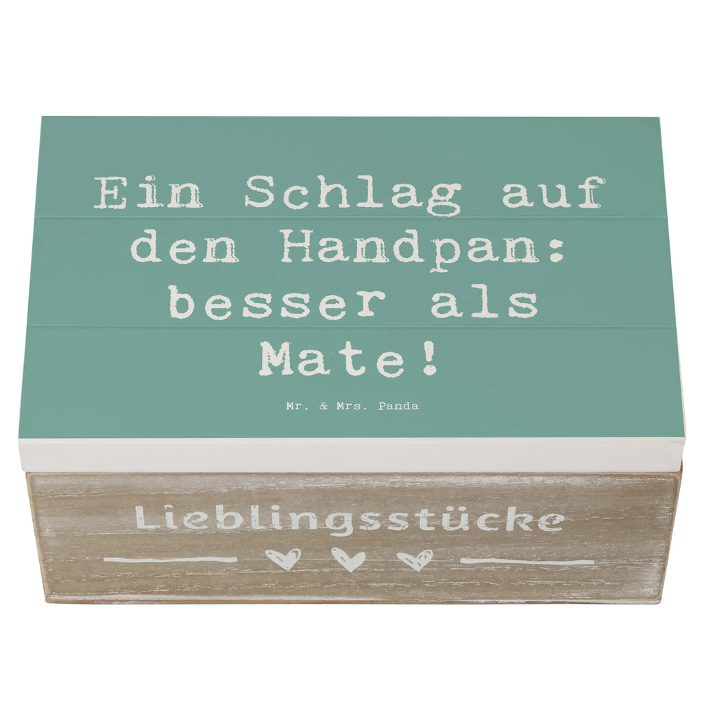 Holzkiste Spruch Handpan Zauber Holzkiste, XXL, Erinnerungsbox, Kiste, Dekokiste, Schatulle, Geschenkdose, Schatzkiste, Erinnerungskiste, Aufbewahrungsbox, Truhe, Geschenkbox, Instrumente, Geschenke Musiker, Musikliebhaber