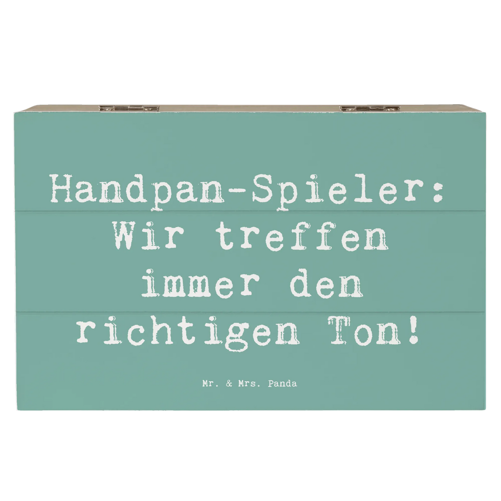 Holzkiste Spruch Handpan Spieler Truhe, Erinnerungskiste, Schatulle, Geschenkdose, Dekokiste, Kiste, Schatzkiste, Aufbewahrungsbox, Holzkiste, Geschenkbox, Erinnerungsbox, XXL, Instrumente, Geschenke Musiker, Musikliebhaber
