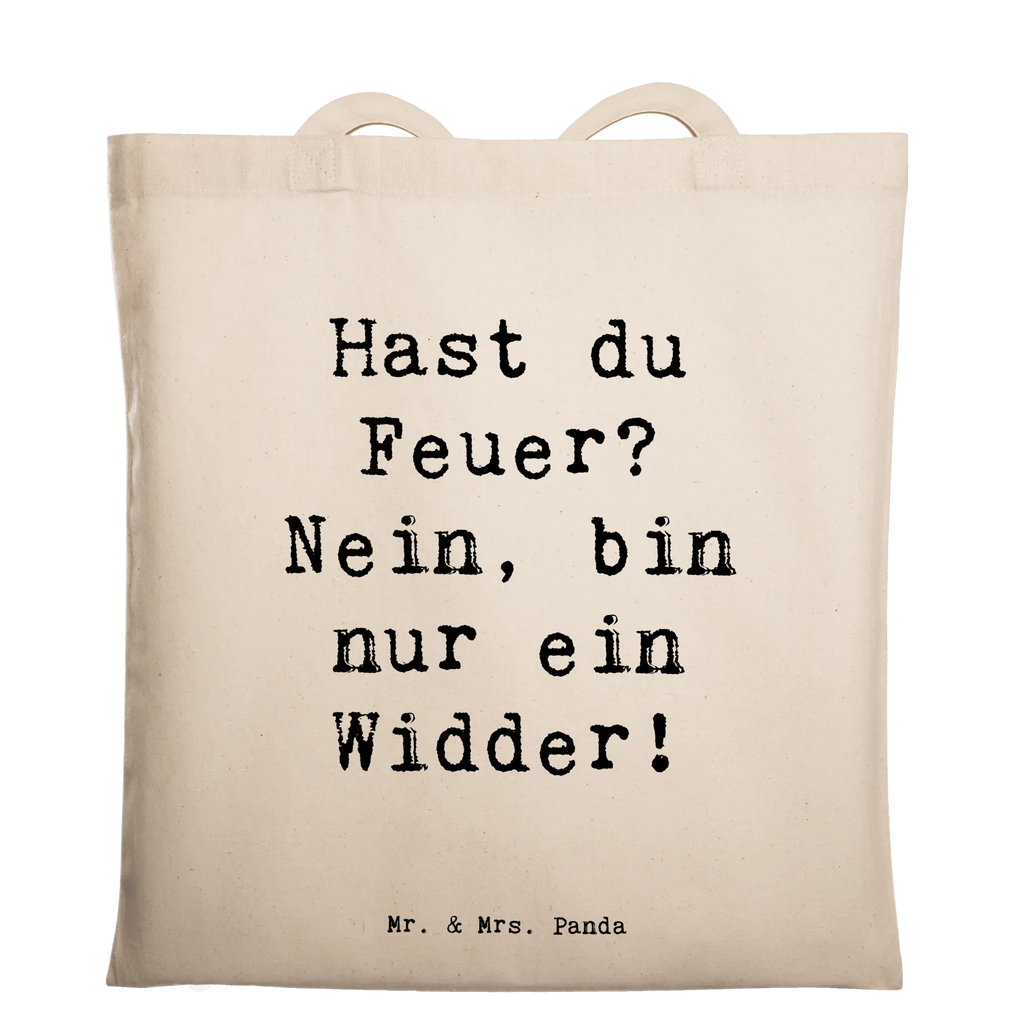 Tote bag Saying Hast du Feuer? Nein, bin nur ein Widder! Beuteltasche, Beutel, Einkaufstasche, Jutebeutel, Stoffbeutel, Tasche, Shopper, Umhängetasche, Strandtasche, Schultertasche, Stofftasche, Tragetasche, Badetasche, Jutetasche, Einkaufstüte, Laptoptasche, Tierkreiszeichen, Sternzeichen, Horoskop, Astrologie, Aszendent