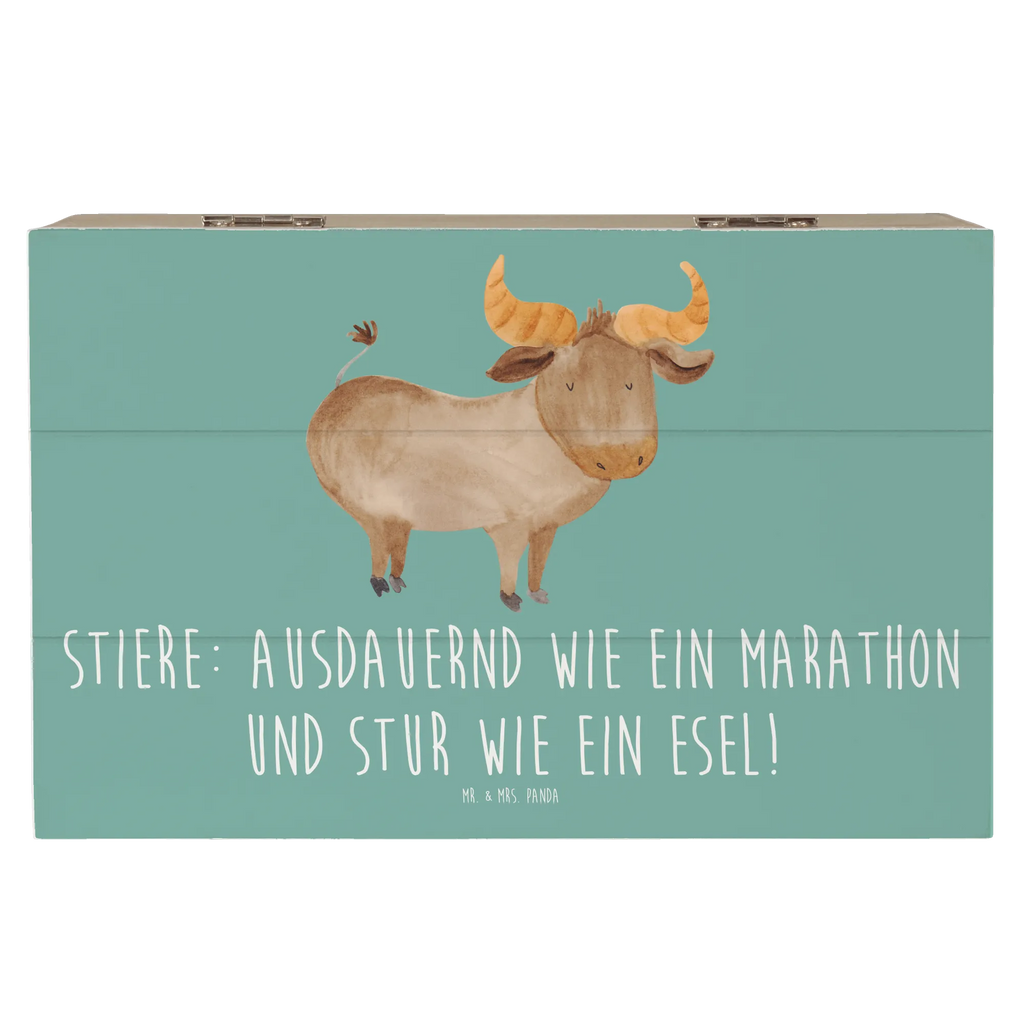 Holzkiste Starker Stier Truhe, Schatulle, XXL, Erinnerungskiste, Dekokiste, Kiste, Aufbewahrungsbox, Geschenkbox, Holzkiste, Geschenkdose, Erinnerungsbox, Schatzkiste, Tierkreiszeichen, Sternzeichen, Horoskop, Astrologie, Aszendent