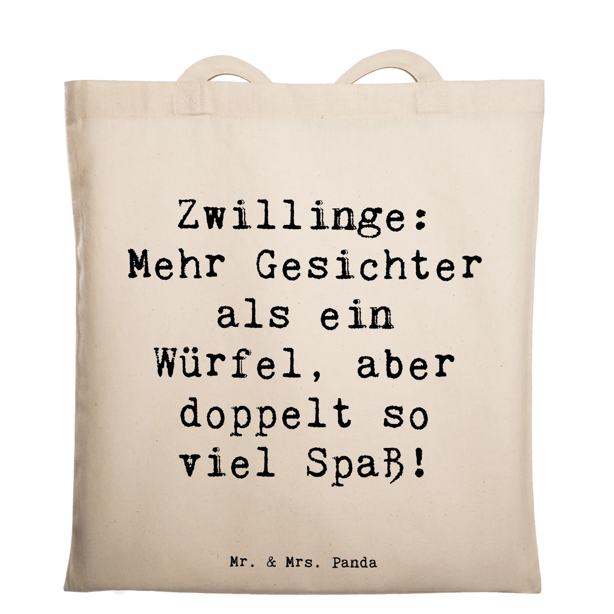Torba Powiedzenie Zwillinge: Mehr Gesichter als ein Würfel, aber doppelt so viel Spaß!