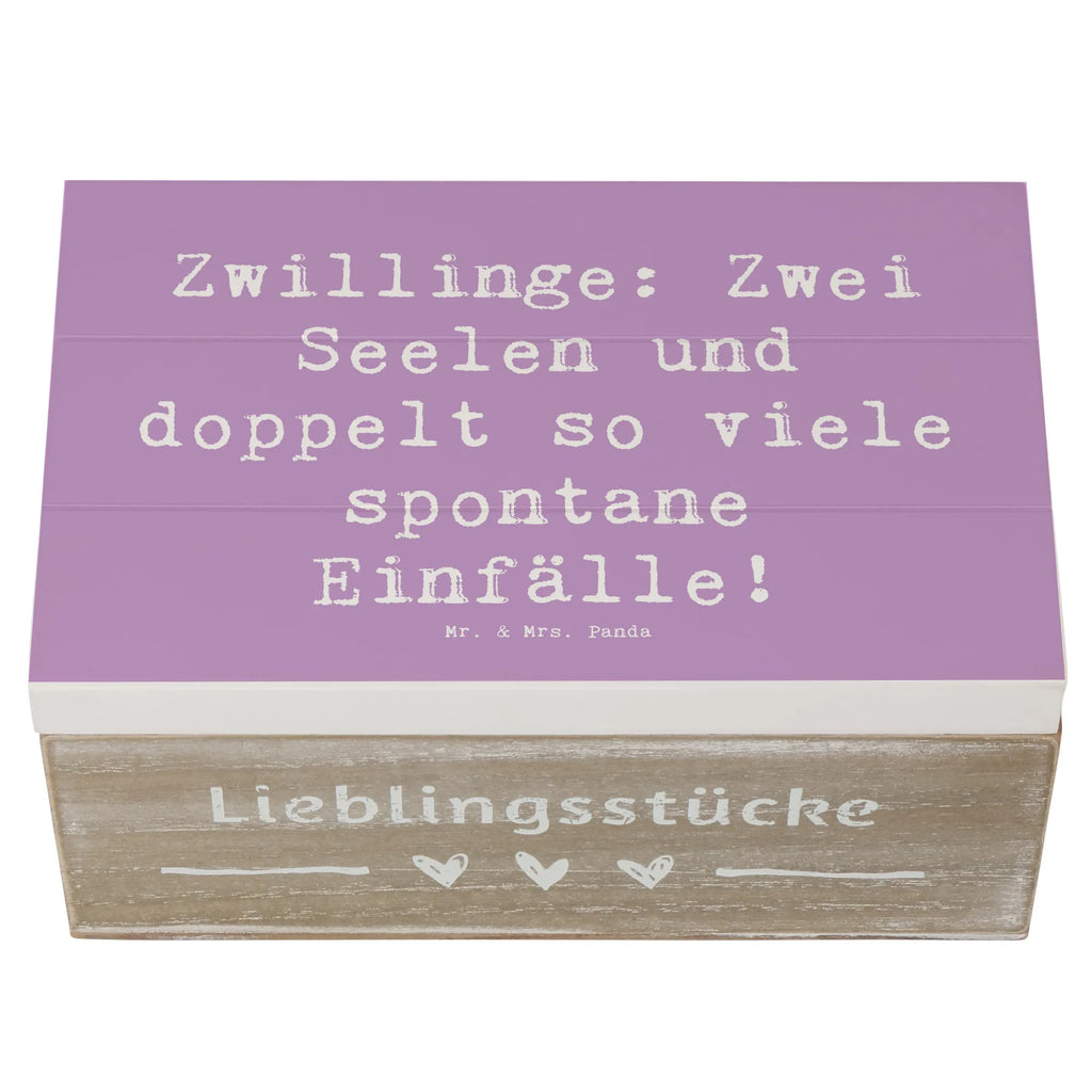 Holzkiste Spruch Zwillinge Abenteuer Schatzkiste, Aufbewahrungsbox, Erinnerungskiste, Schatulle, Geschenkbox, Kiste, Truhe, Holzkiste, Erinnerungsbox, Dekokiste, XXL, Geschenkdose, Tierkreiszeichen, Sternzeichen, Horoskop, Astrologie, Aszendent