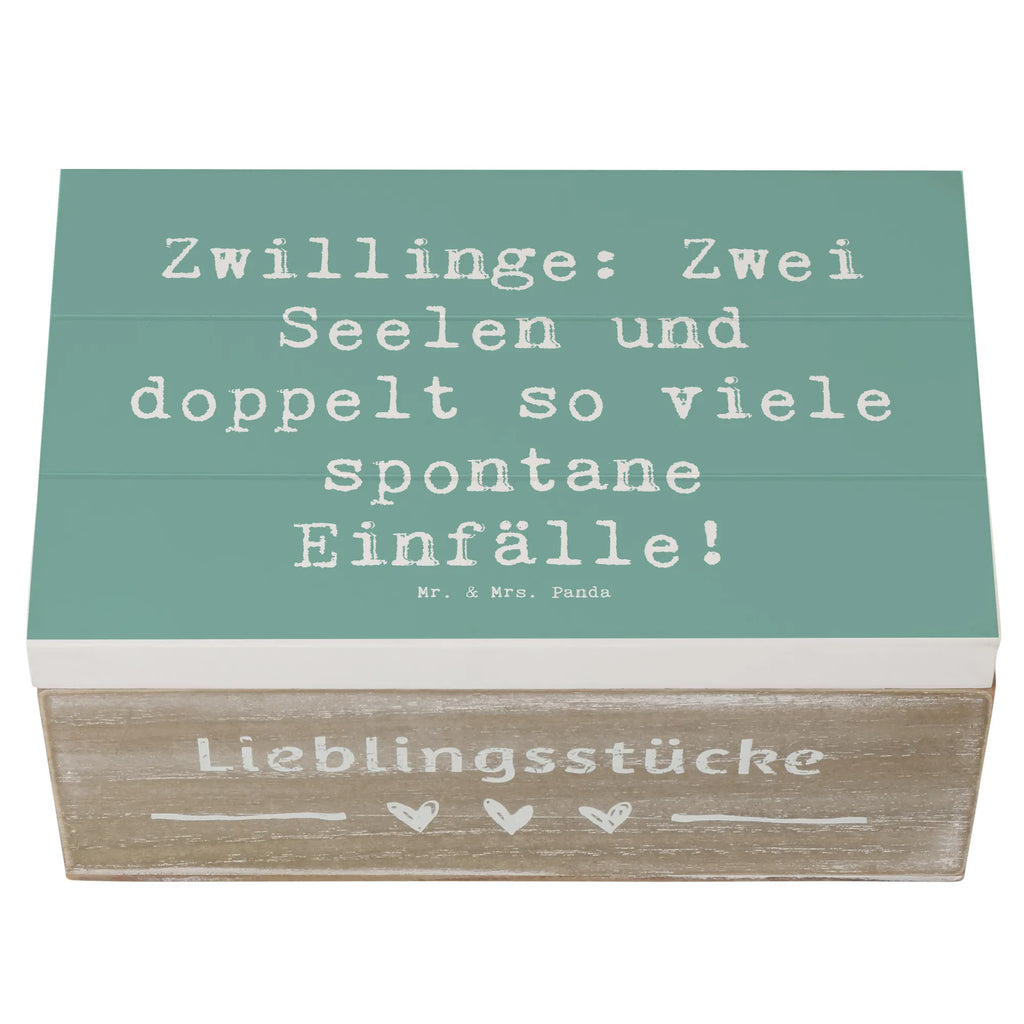 Holzkiste Spruch Zwillinge Abenteuer Schatzkiste, Aufbewahrungsbox, Erinnerungskiste, Schatulle, Geschenkbox, Kiste, Truhe, Holzkiste, Erinnerungsbox, Dekokiste, XXL, Geschenkdose, Tierkreiszeichen, Sternzeichen, Horoskop, Astrologie, Aszendent