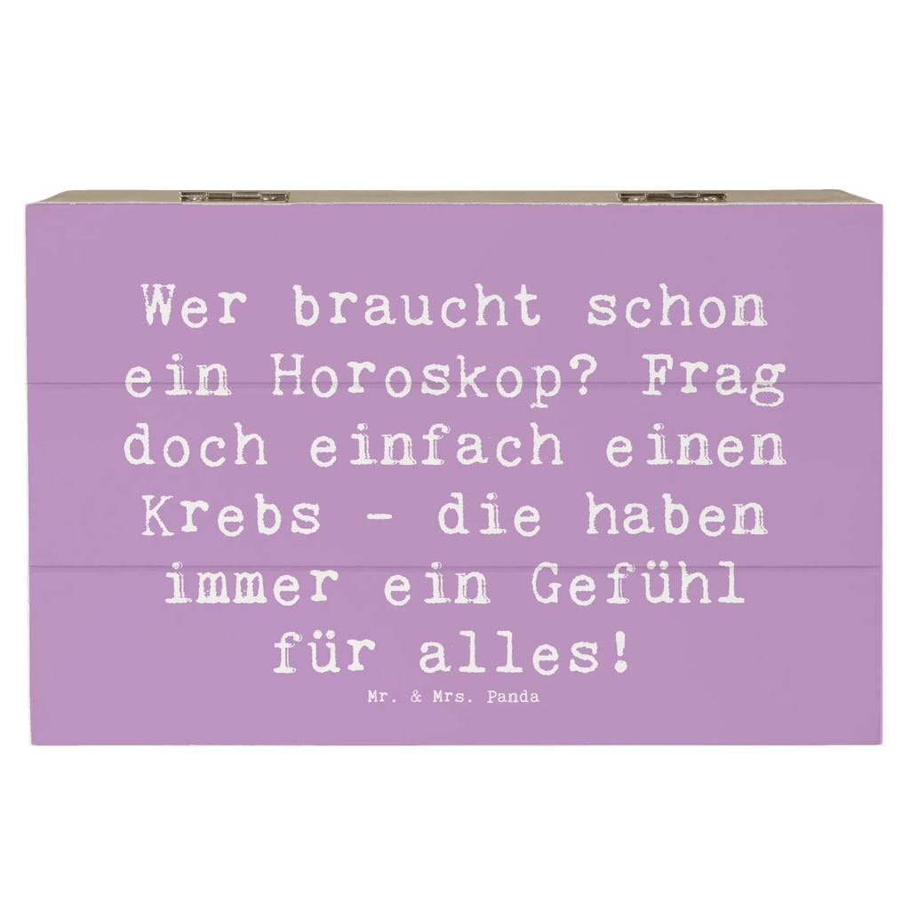 Holzkiste Spruch Krebs Gefühl Geschenkbox, Schatulle, Holzkiste, Schatzkiste, Truhe, Erinnerungsbox, Erinnerungskiste, Geschenkdose, Dekokiste, Aufbewahrungsbox, Kiste, XXL, Tierkreiszeichen, Sternzeichen, Horoskop, Astrologie, Aszendent