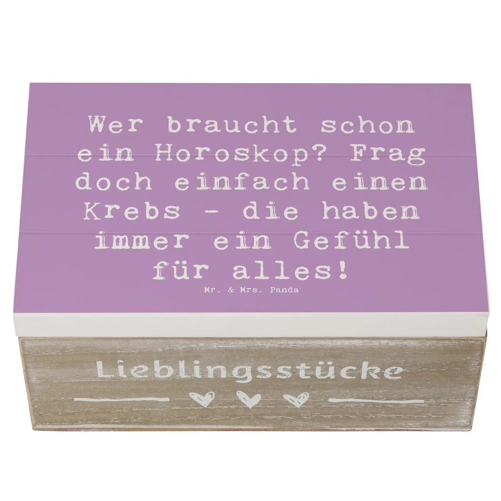 Holzkiste Spruch Krebs Gefühl Geschenkbox, Schatulle, Holzkiste, Schatzkiste, Truhe, Erinnerungsbox, Erinnerungskiste, Geschenkdose, Dekokiste, Aufbewahrungsbox, Kiste, XXL, Tierkreiszeichen, Sternzeichen, Horoskop, Astrologie, Aszendent