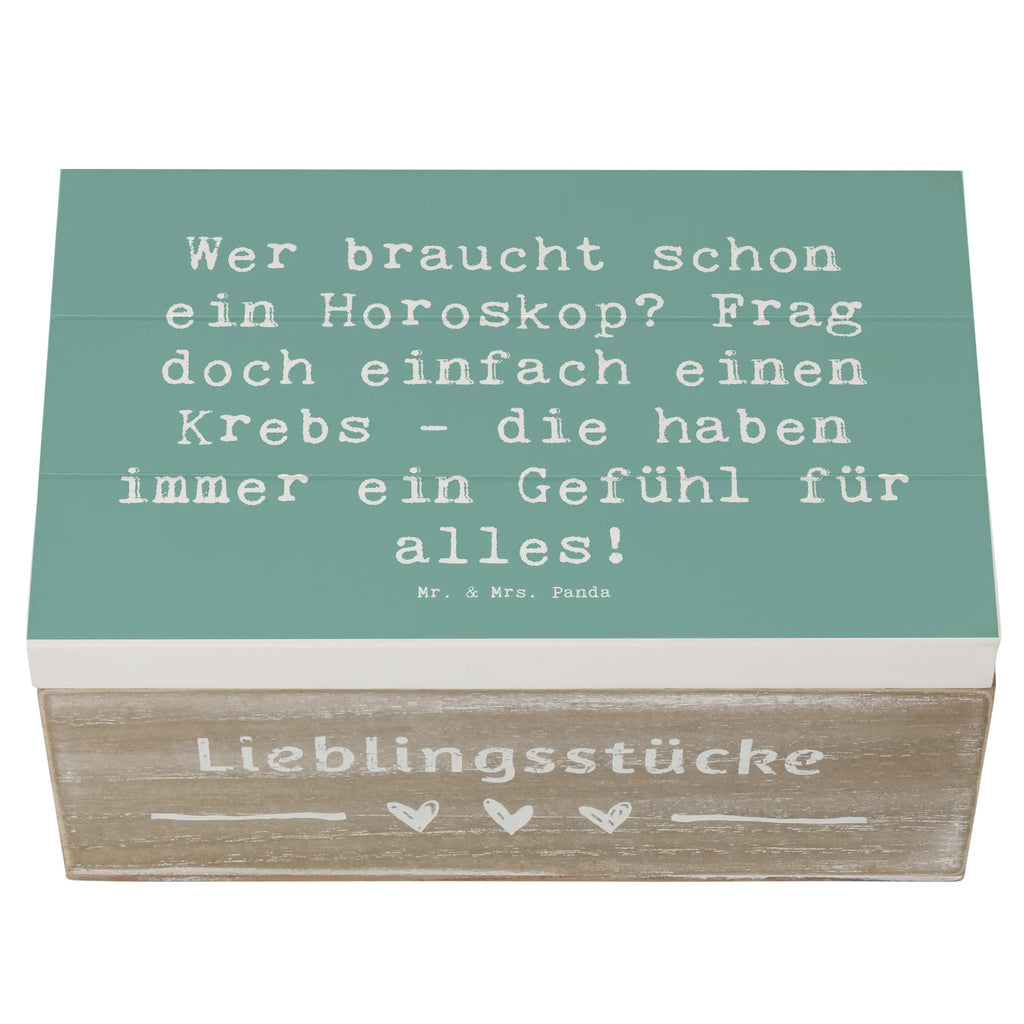 Holzkiste Spruch Krebs Gefühl Geschenkbox, Schatulle, Holzkiste, Schatzkiste, Truhe, Erinnerungsbox, Erinnerungskiste, Geschenkdose, Dekokiste, Aufbewahrungsbox, Kiste, XXL, Tierkreiszeichen, Sternzeichen, Horoskop, Astrologie, Aszendent
