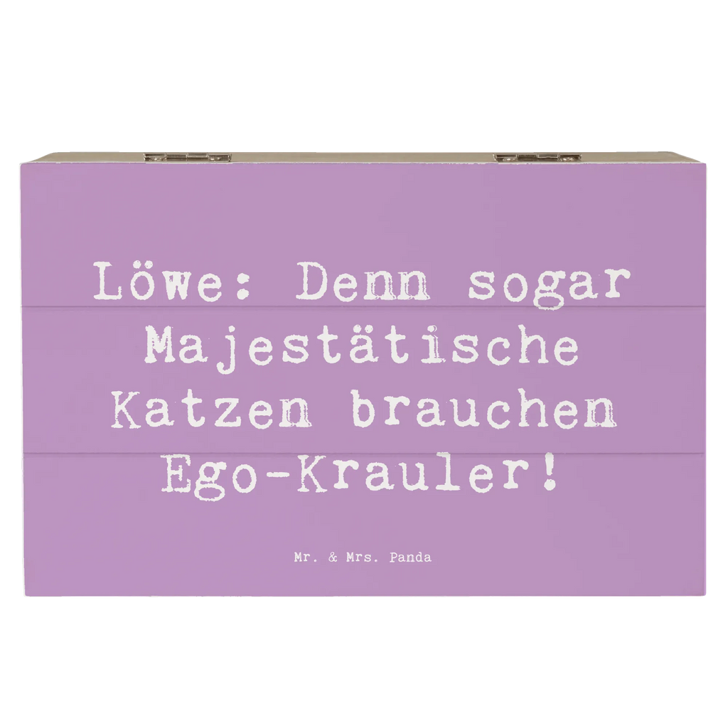 Holzkiste Spruch Majestätischer Löwe Holzkiste, Erinnerungskiste, Dekokiste, Schatzkiste, Schatulle, Kiste, Erinnerungsbox, Truhe, Geschenkdose, XXL, Aufbewahrungsbox, Geschenkbox, Tierkreiszeichen, Sternzeichen, Horoskop, Astrologie, Aszendent