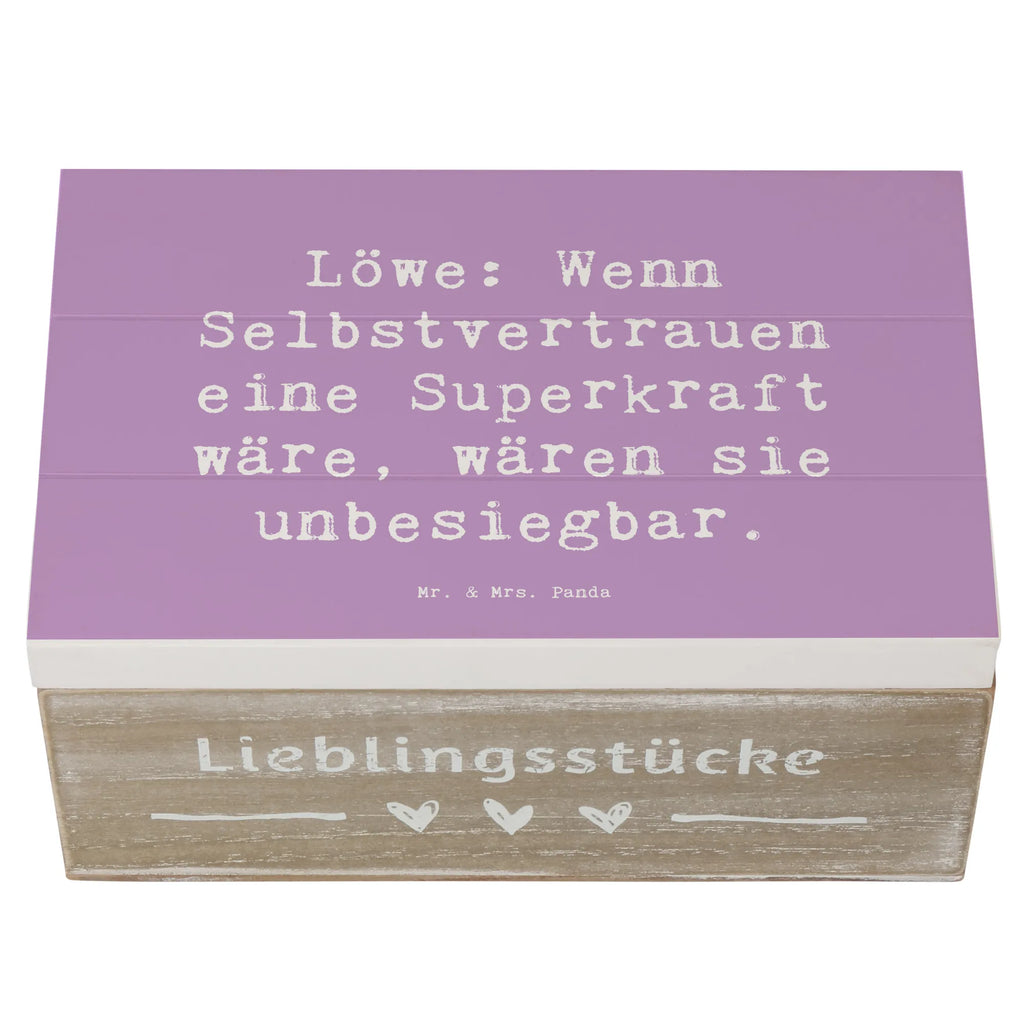 Holzkiste Spruch Löwe Superkraft Dekokiste, Geschenkbox, Aufbewahrungsbox, Schatzkiste, Erinnerungskiste, Truhe, XXL, Schatulle, Geschenkdose, Erinnerungsbox, Kiste, Holzkiste, Tierkreiszeichen, Sternzeichen, Horoskop, Astrologie, Aszendent