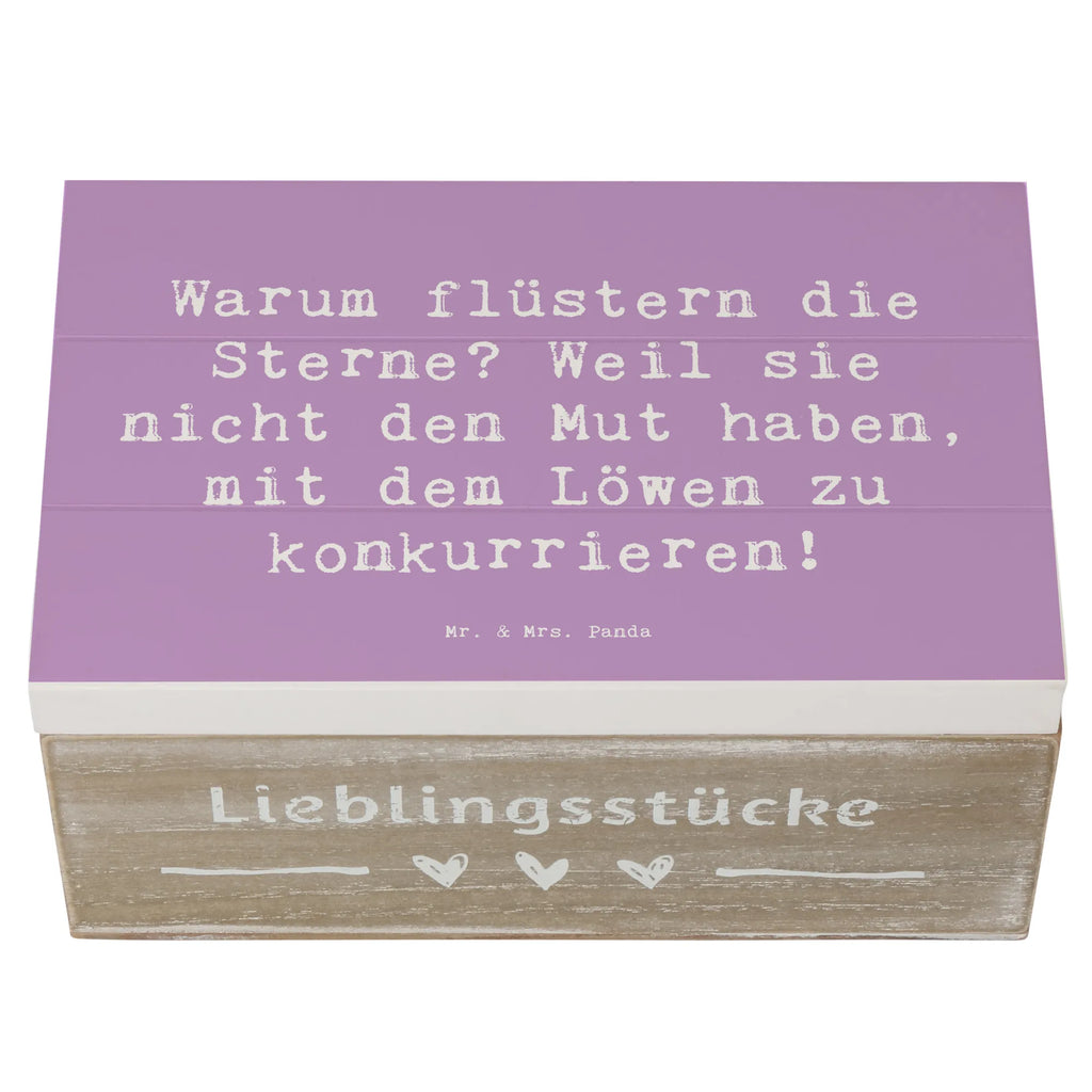 Holzkiste Spruch Sterne und Löwe Kiste, Erinnerungskiste, Geschenkdose, Truhe, Erinnerungsbox, Dekokiste, Schatulle, Schatzkiste, Holzkiste, Aufbewahrungsbox, XXL, Geschenkbox, Tierkreiszeichen, Sternzeichen, Horoskop, Astrologie, Aszendent