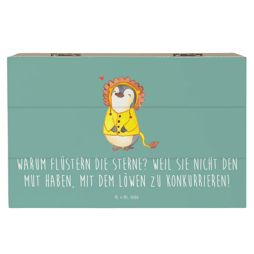 Wooden chest Warum flüstern die Sterne? Weil sie nicht den Mut haben, mit dem Löwen zu konkurrieren! Geschenkbox, Schatzkiste, Geschenkdose, Erinnerungsbox, XXL, Aufbewahrungsbox, Dekokiste, Kiste, Holzkiste, Truhe, Schatulle, Erinnerungskiste, Tierkreiszeichen, Sternzeichen, Horoskop, Astrologie, Aszendent