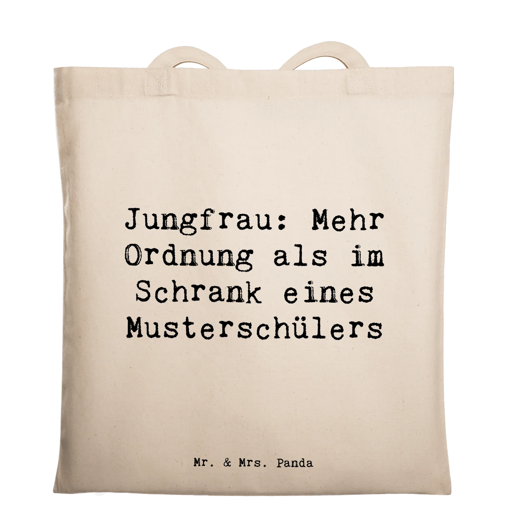 Tragetasche Spruch Jungfrau Ordnung Beuteltasche, Beutel, Einkaufstasche, Jutebeutel, Stoffbeutel, Tasche, Shopper, Umhängetasche, Strandtasche, Schultertasche, Stofftasche, Tragetasche, Badetasche, Jutetasche, Einkaufstüte, Laptoptasche, Tierkreiszeichen, Sternzeichen, Horoskop, Astrologie, Aszendent