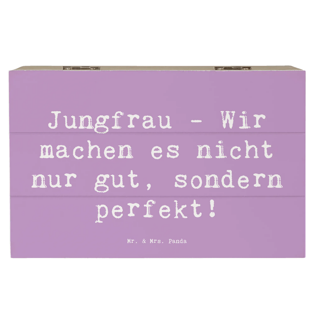 Holzkiste Spruch Jungfrau Perfektion Schatzkiste, Truhe, XXL, Geschenkdose, Erinnerungsbox, Schatulle, Holzkiste, Geschenkbox, Dekokiste, Erinnerungskiste, Kiste, Aufbewahrungsbox, Tierkreiszeichen, Sternzeichen, Horoskop, Astrologie, Aszendent