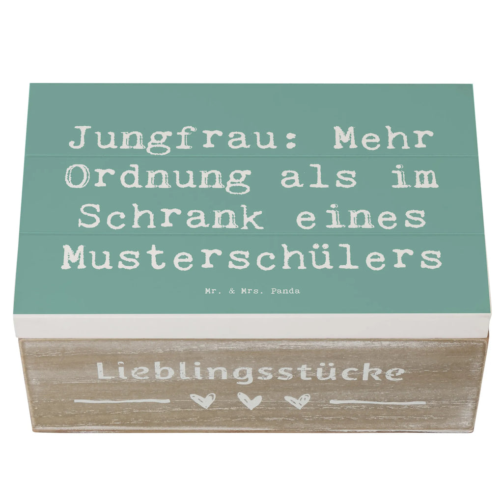 Holzkiste Spruch Jungfrau Ordnung Holzkiste, Kiste, Truhe, Schatzkiste, Erinnerungsbox, Geschenkbox, Erinnerungskiste, XXL, Geschenkdose, Dekokiste, Aufbewahrungsbox, Schatulle, Tierkreiszeichen, Sternzeichen, Horoskop, Astrologie, Aszendent