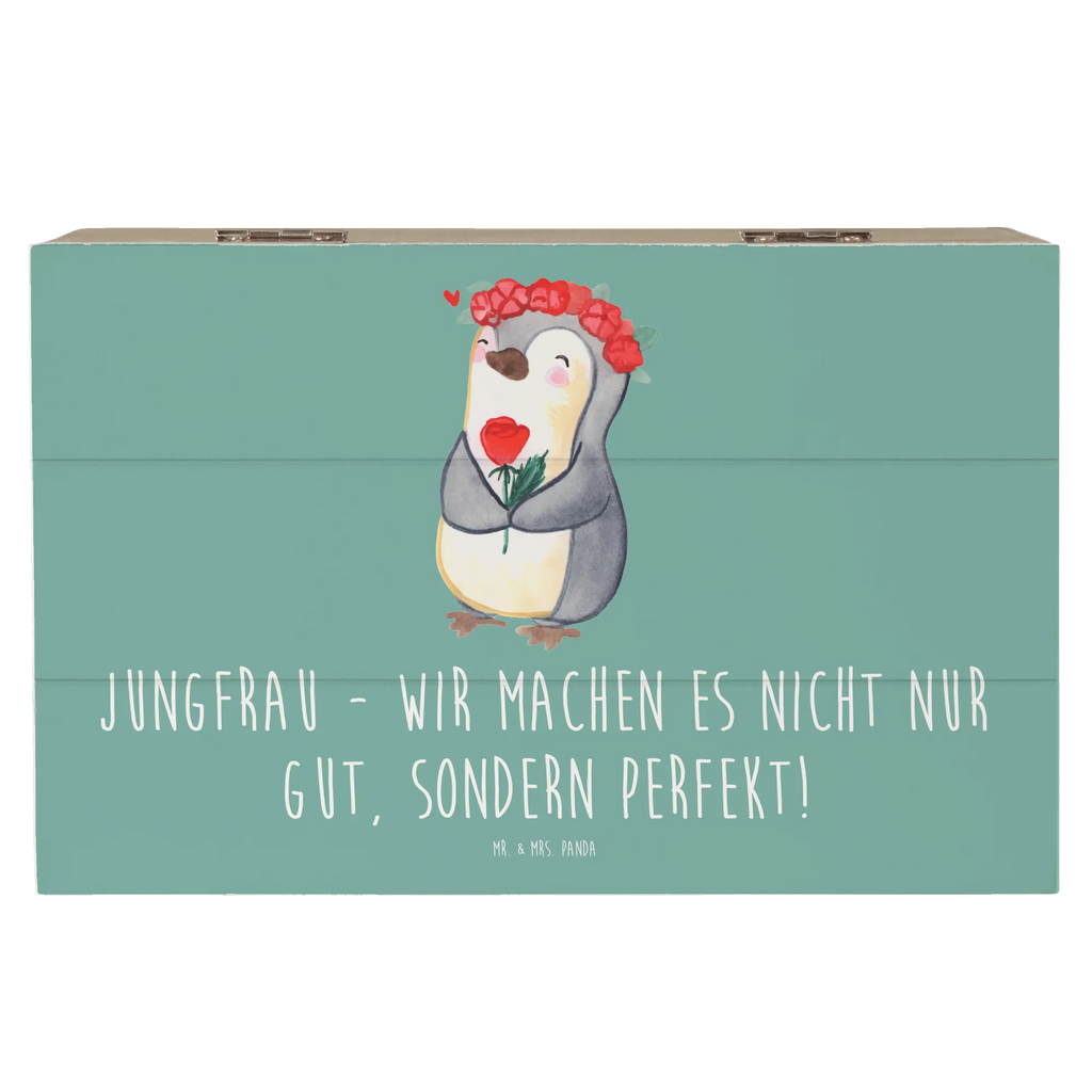 Holzkiste Jungfrau Perfektion Holzkiste, Geschenkdose, Truhe, Kiste, Geschenkbox, Schatulle, Erinnerungsbox, Schatzkiste, Erinnerungskiste, Aufbewahrungsbox, Dekokiste, XXL, Tierkreiszeichen, Sternzeichen, Horoskop, Astrologie, Aszendent