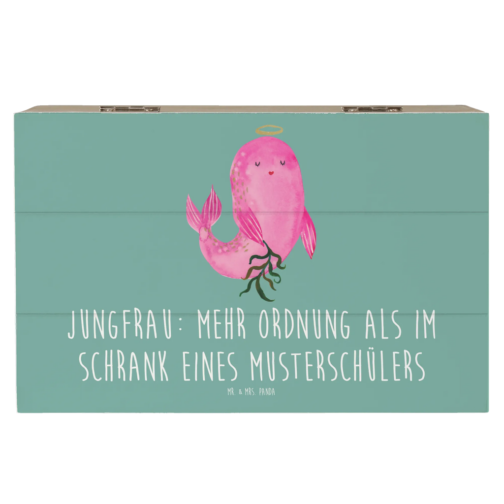 Holzkiste Jungfrau Ordnung Aufbewahrungsbox, Dekokiste, Truhe, Geschenkbox, Erinnerungskiste, Kiste, Holzkiste, Erinnerungsbox, XXL, Schatzkiste, Schatulle, Geschenkdose, Tierkreiszeichen, Sternzeichen, Horoskop, Astrologie, Aszendent