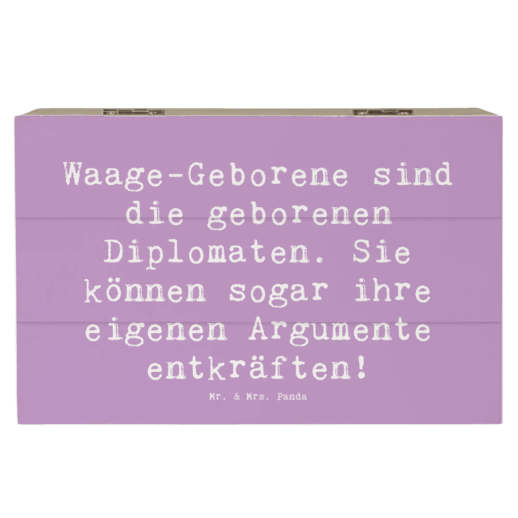 Holzkiste Spruch Diplomatische Waage Holzkiste, Dekokiste, Erinnerungsbox, Geschenkdose, XXL, Aufbewahrungsbox, Erinnerungskiste, Schatzkiste, Geschenkbox, Kiste, Schatulle, Truhe, Tierkreiszeichen, Sternzeichen, Horoskop, Astrologie, Aszendent