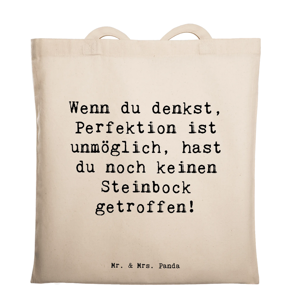Tragetasche Spruch Steinbock Perfektion Beuteltasche, Beutel, Einkaufstasche, Jutebeutel, Stoffbeutel, Tasche, Shopper, Umhängetasche, Strandtasche, Schultertasche, Stofftasche, Tragetasche, Badetasche, Jutetasche, Einkaufstüte, Laptoptasche, Tierkreiszeichen, Sternzeichen, Horoskop, Astrologie, Aszendent