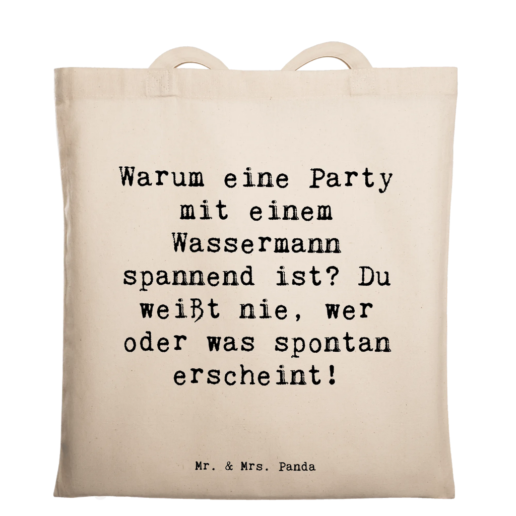 Tragetasche Spruch Wassermann Party Beuteltasche, Beutel, Einkaufstasche, Jutebeutel, Stoffbeutel, Tasche, Shopper, Umhängetasche, Strandtasche, Schultertasche, Stofftasche, Tragetasche, Badetasche, Jutetasche, Einkaufstüte, Laptoptasche, Tierkreiszeichen, Sternzeichen, Horoskop, Astrologie, Aszendent
