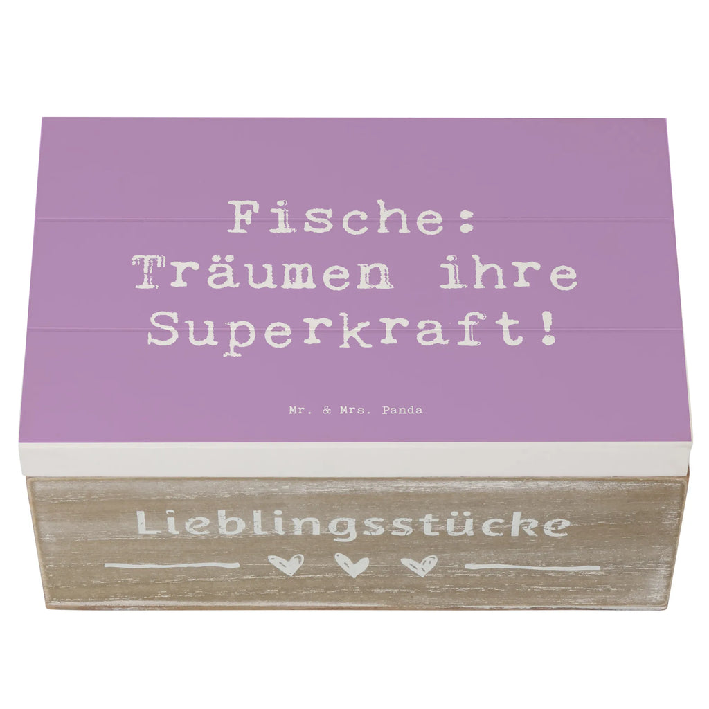 Holzkiste Spruch Fische Kraft Schatulle, Kiste, Aufbewahrungsbox, Erinnerungsbox, XXL, Geschenkbox, Dekokiste, Geschenkdose, Schatzkiste, Erinnerungskiste, Holzkiste, Truhe, Tierkreiszeichen, Sternzeichen, Horoskop, Astrologie, Aszendent