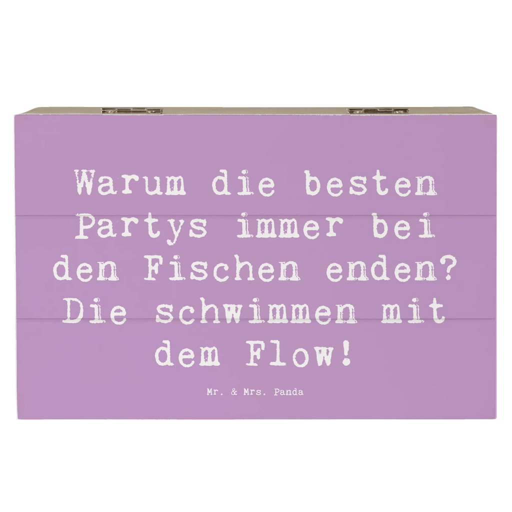Holzkiste Spruch Fische Flow Spaß Erinnerungsbox, Dekokiste, Holzkiste, XXL, Schatzkiste, Geschenkbox, Kiste, Erinnerungskiste, Geschenkdose, Schatulle, Truhe, Aufbewahrungsbox, Tierkreiszeichen, Sternzeichen, Horoskop, Astrologie, Aszendent