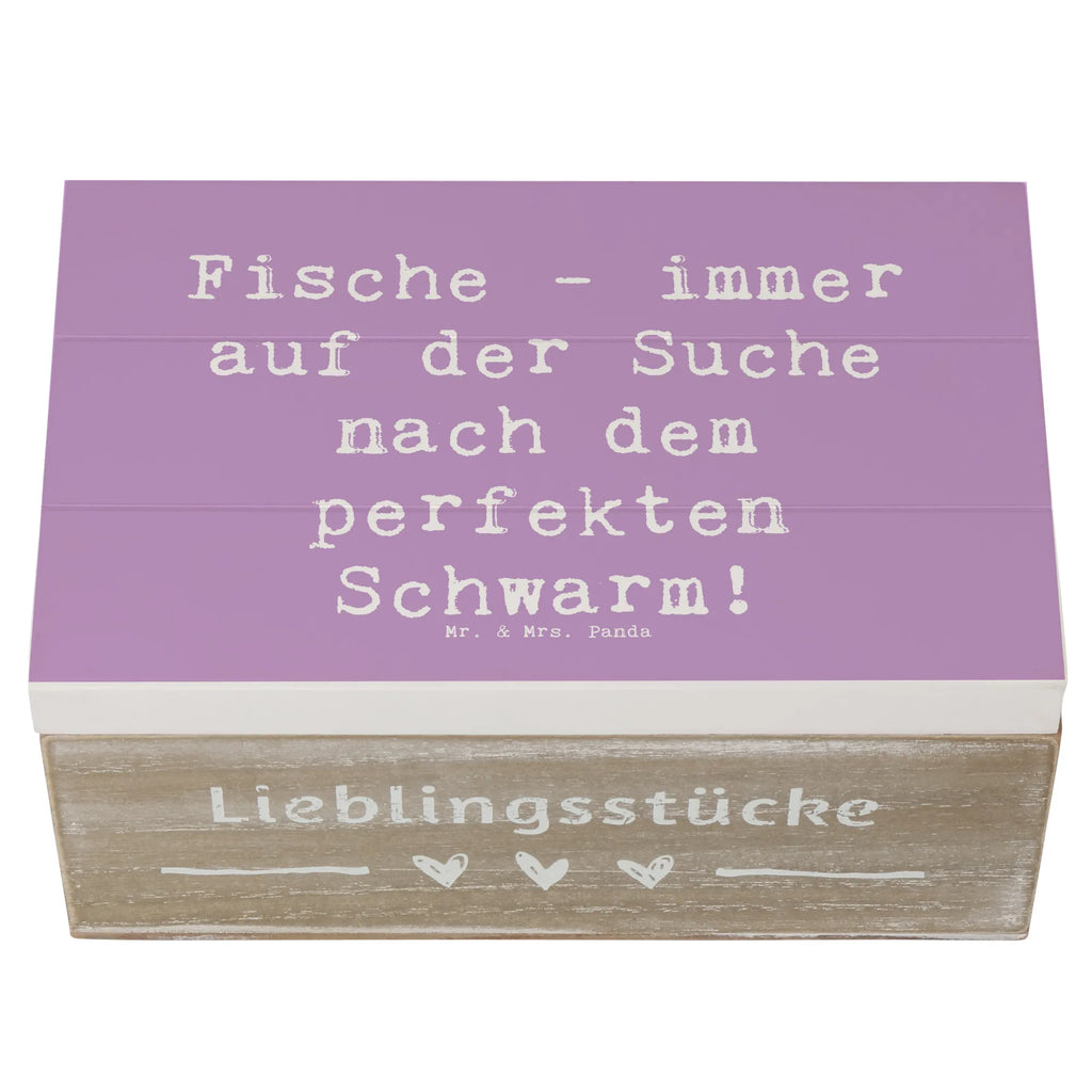 Holzkiste Spruch Fische Schwarm Erinnerungskiste, Schatulle, Aufbewahrungsbox, Geschenkdose, Dekokiste, XXL, Holzkiste, Schatzkiste, Geschenkbox, Kiste, Erinnerungsbox, Truhe, Tierkreiszeichen, Sternzeichen, Horoskop, Astrologie, Aszendent
