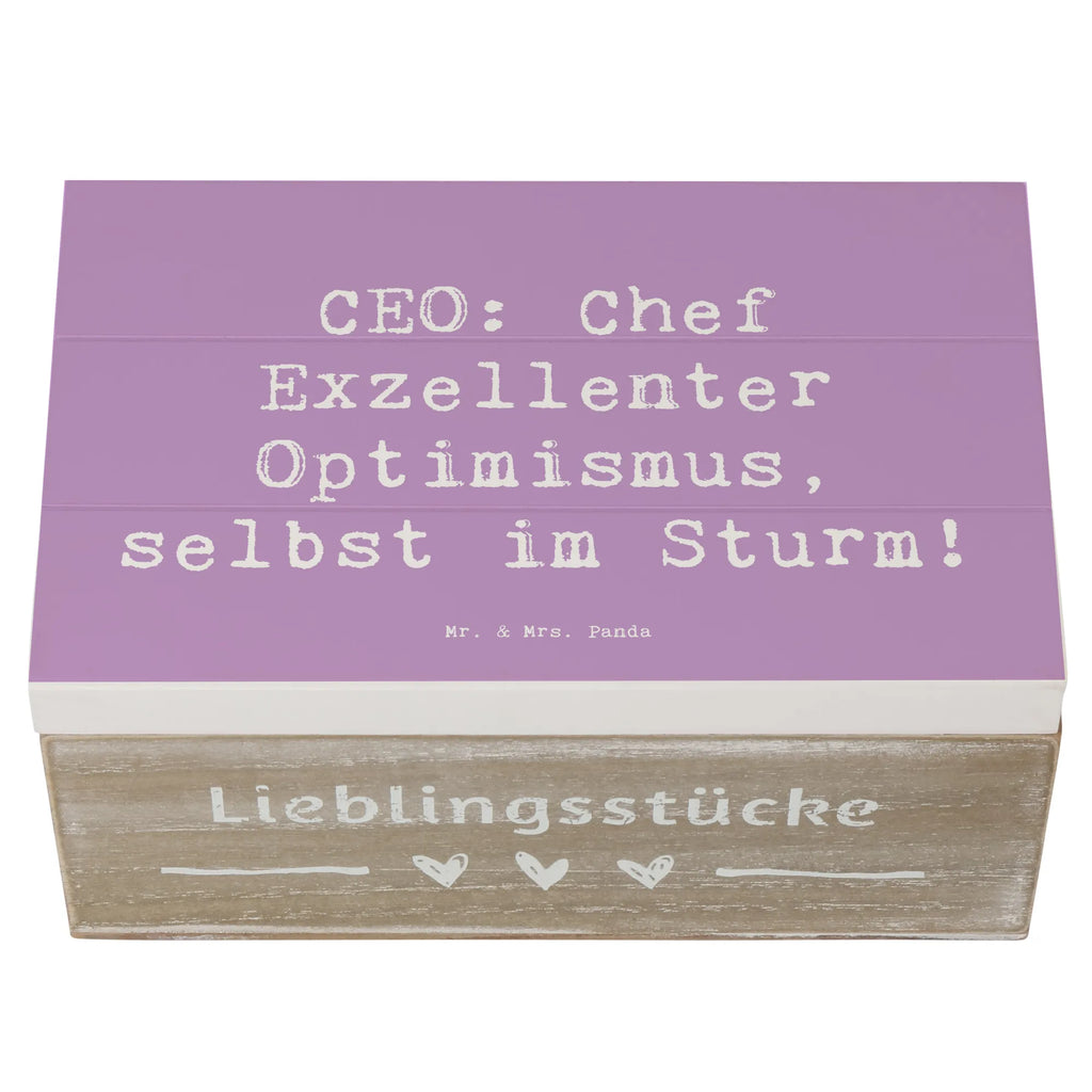 Wooden chest Saying CEO: Chef Exzellenter Optimismus, selbst im Sturm! Erinnerungskiste, Erinnerungsbox, XXL, Aufbewahrungsbox, Kiste, Dekokiste, Truhe, Schatulle, Schatzkiste, Geschenkbox, Holzkiste, Geschenkdose, Beruf, Ausbildung, Jubiläum, Abschied, Rente, Kollege, Kollegin, Geschenk, Schenken, Arbeitskollege, Mitarbeiter, Firma, Danke, Dankeschön