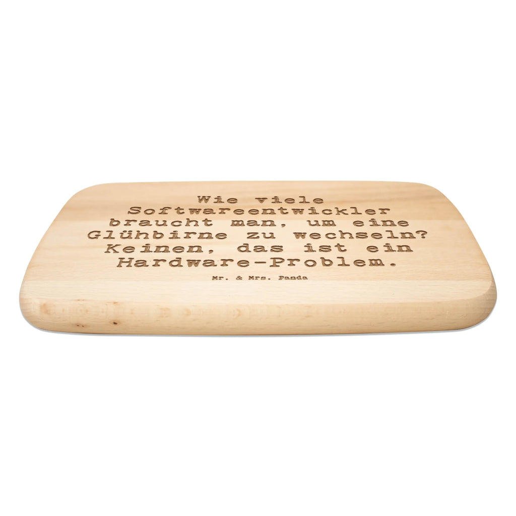 Serving board Saying Wie viele Softwareentwickler braucht man, um eine Glühbirne zu wechseln? Keinen, das ist ein Hardware-Problem. breakfast board, Board, cutting board, gift, gift idea, best, farewell gift, passing exam, anniversary, retirement, promotion, job start, sayings, funny, profession