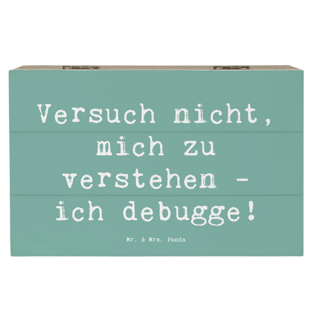 Holzkiste Spruch Softwareentwickler Debugging Geschenkbox, XXL, Erinnerungsbox, Schatzkiste, Schatulle, Dekokiste, Erinnerungskiste, Truhe, Aufbewahrungsbox, Kiste, Geschenkdose, Holzkiste, Beruf, Ausbildung, Jubiläum, Abschied, Rente, Kollege, Kollegin, Geschenk, Schenken, Arbeitskollege, Mitarbeiter, Firma, Danke, Dankeschön