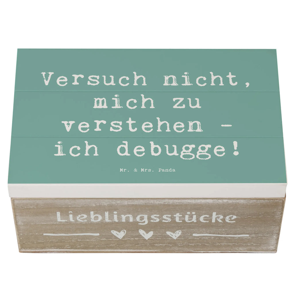 Holzkiste Spruch Softwareentwickler Debugging Geschenkbox, XXL, Erinnerungsbox, Schatzkiste, Schatulle, Dekokiste, Erinnerungskiste, Truhe, Aufbewahrungsbox, Kiste, Geschenkdose, Holzkiste, Beruf, Ausbildung, Jubiläum, Abschied, Rente, Kollege, Kollegin, Geschenk, Schenken, Arbeitskollege, Mitarbeiter, Firma, Danke, Dankeschön