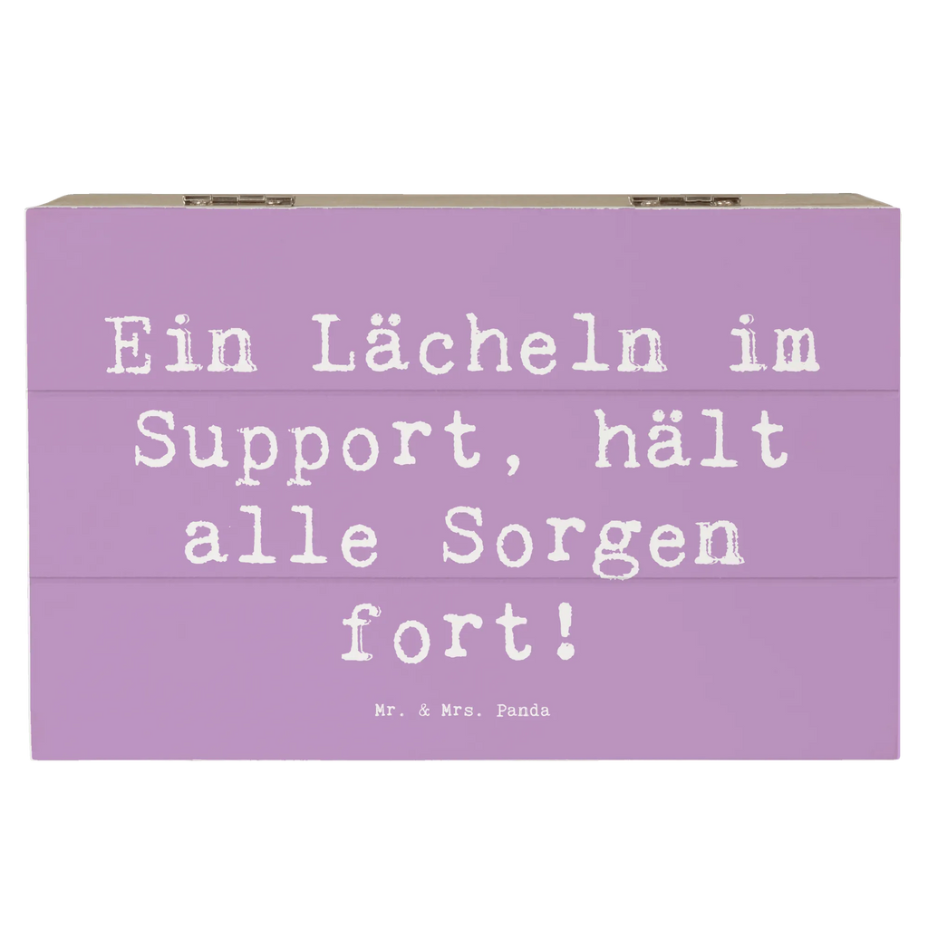 Wooden chest Saying Ein Lächeln im Support, hält alle Sorgen fort! Geschenkdose, Schatzkiste, XXL, Geschenkbox, Holzkiste, Truhe, Erinnerungskiste, Kiste, Schatulle, Erinnerungsbox, Dekokiste, Aufbewahrungsbox, Beruf, Ausbildung, Jubiläum, Abschied, Rente, Kollege, Kollegin, Geschenk, Schenken, Arbeitskollege, Mitarbeiter, Firma, Danke, Dankeschön