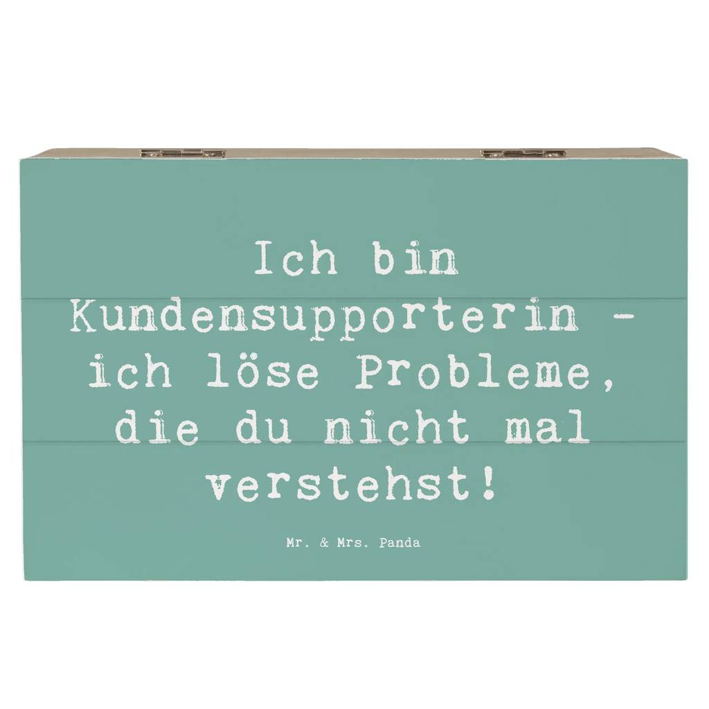 Wooden chest Saying Ich bin Kundensupporterin - ich löse Probleme, die du nicht mal verstehst! Erinnerungskiste, Holzkiste, Geschenkbox, Truhe, Erinnerungsbox, Kiste, Dekokiste, XXL, Geschenkdose, Aufbewahrungsbox, Schatulle, Schatzkiste, Beruf, Ausbildung, Jubiläum, Abschied, Rente, Kollege, Kollegin, Geschenk, Schenken, Arbeitskollege, Mitarbeiter, Firma, Danke, Dankeschön