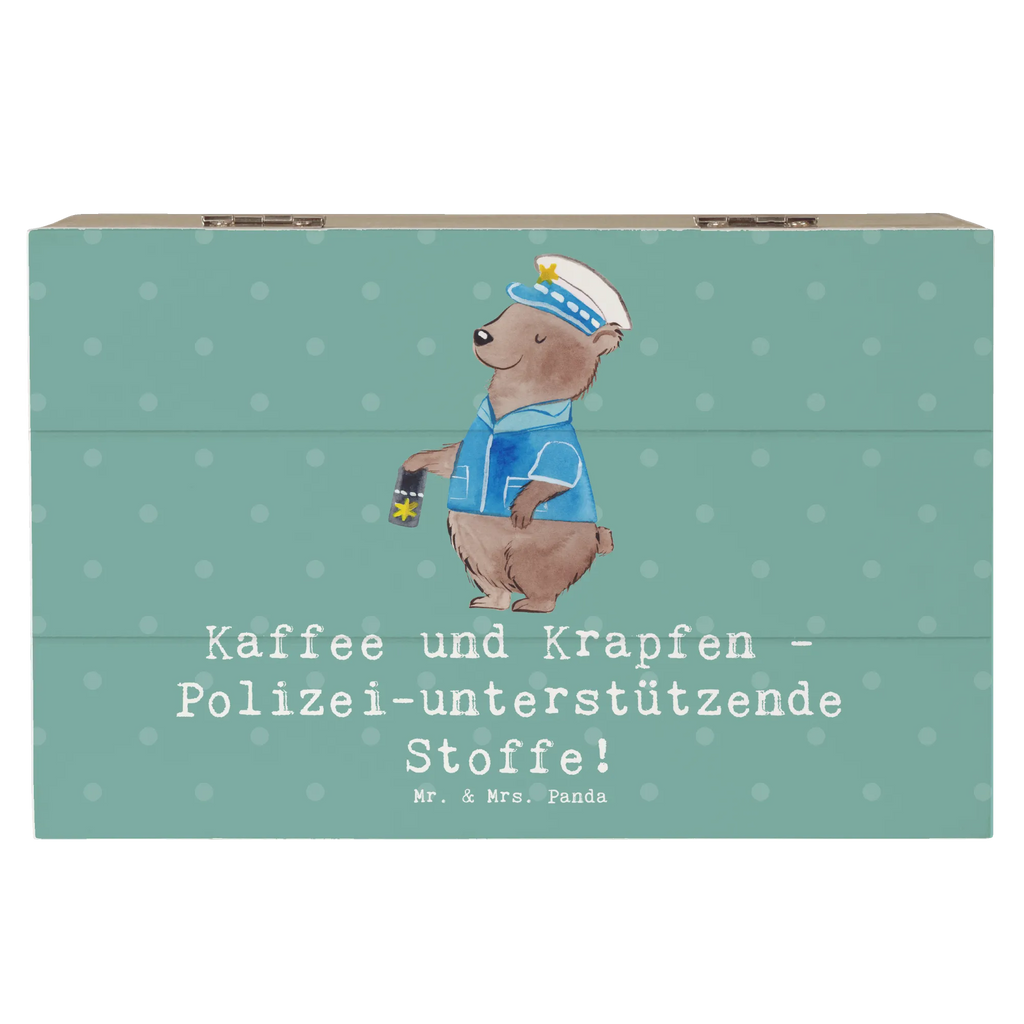 Holzkiste Polizist Kaffee Krapfen Geschenkdose, Erinnerungskiste, Schatulle, Holzkiste, Aufbewahrungsbox, Kiste, Geschenkbox, XXL, Truhe, Erinnerungsbox, Schatzkiste, Dekokiste, Beruf, Ausbildung, Jubiläum, Abschied, Rente, Kollege, Kollegin, Geschenk, Schenken, Arbeitskollege, Mitarbeiter, Firma, Danke, Dankeschön