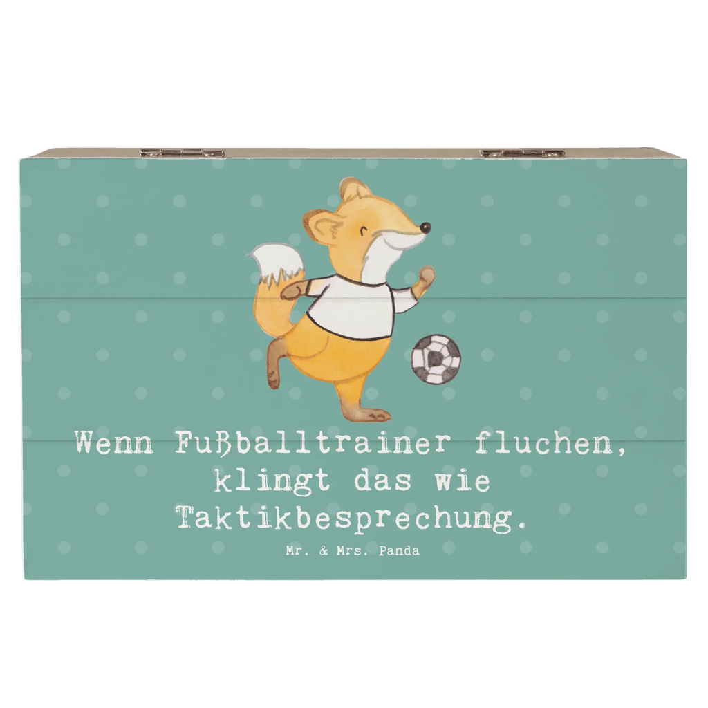Wooden chest Wenn Fußballtrainer fluchen, klingt das wie Taktikbesprechung. Erinnerungsbox, Geschenkdose, Aufbewahrungsbox, Geschenkbox, Schatzkiste, Dekokiste, Kiste, Erinnerungskiste, Truhe, Schatulle, Holzkiste, XXL, Beruf, Ausbildung, Jubiläum, Abschied, Rente, Kollege, Kollegin, Geschenk, Schenken, Arbeitskollege, Mitarbeiter, Firma, Danke, Dankeschön