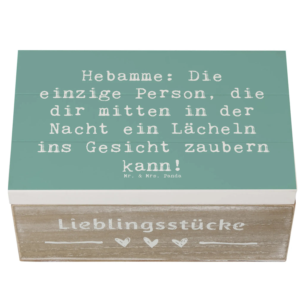 Wooden chest Saying Hebamme: Die einzige Person, die dir mitten in der Nacht ein Lächeln ins Gesicht zaubern kann! Erinnerungsbox, Dekokiste, XXL, Truhe, Erinnerungskiste, Schatzkiste, Geschenkbox, Schatulle, Aufbewahrungsbox, Holzkiste, Geschenkdose, Kiste, Beruf, Ausbildung, Jubiläum, Abschied, Rente, Kollege, Kollegin, Geschenk, Schenken, Arbeitskollege, Mitarbeiter, Firma, Danke, Dankeschön