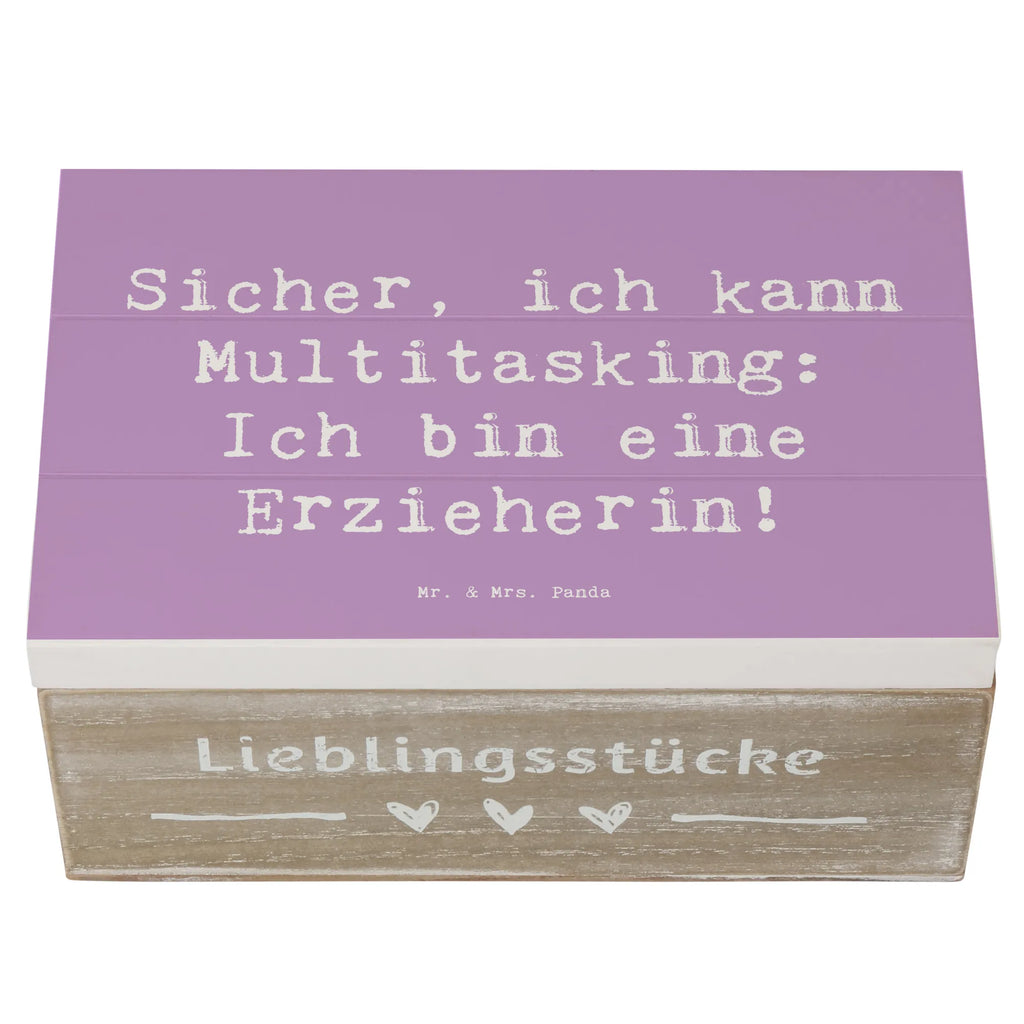 Holzkiste Spruch Erzieherin Multitasking Dekokiste, Erinnerungskiste, Erinnerungsbox, Holzkiste, Schatulle, Geschenkbox, Aufbewahrungsbox, Schatzkiste, Truhe, Kiste, XXL, Geschenkdose, Beruf, Ausbildung, Jubiläum, Abschied, Rente, Kollege, Kollegin, Geschenk, Schenken, Arbeitskollege, Mitarbeiter, Firma, Danke, Dankeschön