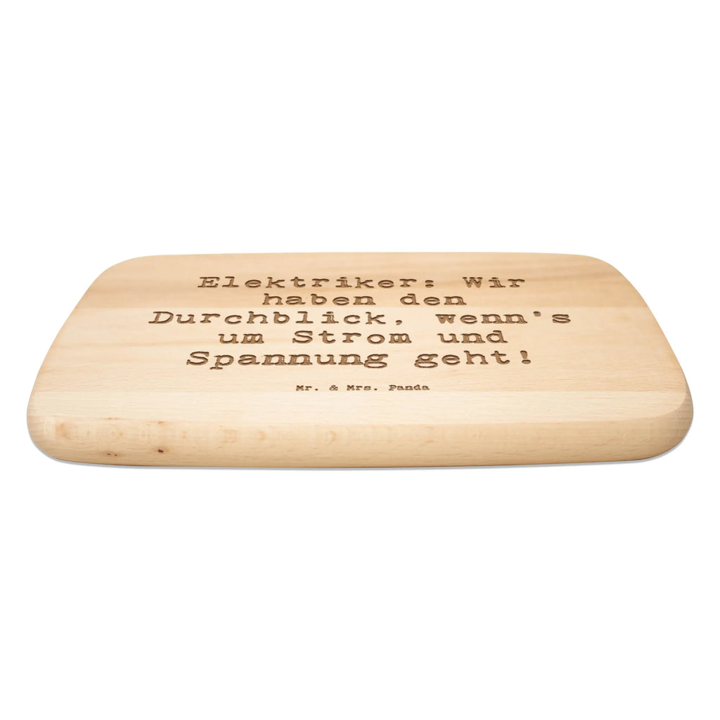 Serving board Saying Elektriker: Wir haben den Durchblick, wenn's um Strom und Spannung geht! breakfast board, cutting board, Board, gift, gift idea, best, farewell gift, passing exam, anniversary, retirement, promotion, job start, sayings, funny, profession