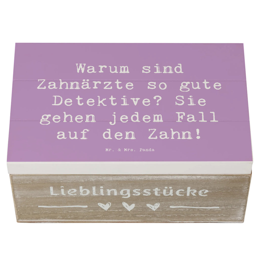 Holzkiste Spruch Zahnarzt Detektiv XXL, Geschenkbox, Truhe, Kiste, Holzkiste, Dekokiste, Geschenkdose, Schatulle, Erinnerungsbox, Aufbewahrungsbox, Erinnerungskiste, Schatzkiste, Beruf, Ausbildung, Jubiläum, Abschied, Rente, Kollege, Kollegin, Geschenk, Schenken, Arbeitskollege, Mitarbeiter, Firma, Danke, Dankeschön